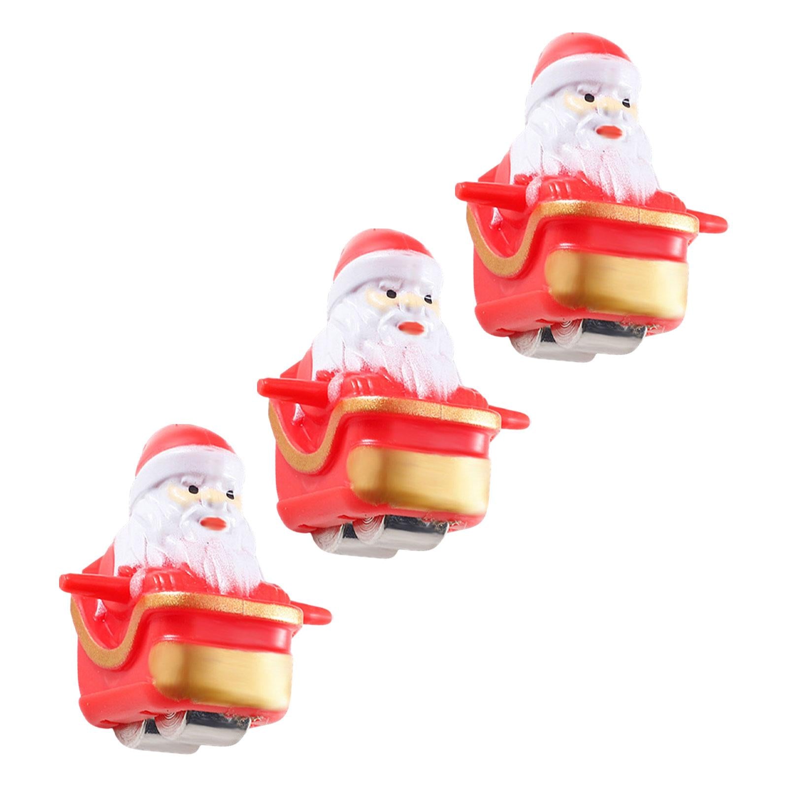 3x Electric Climbing Ladder Santa Claus Gift Funny for Bedroom Desktop Shelf Small