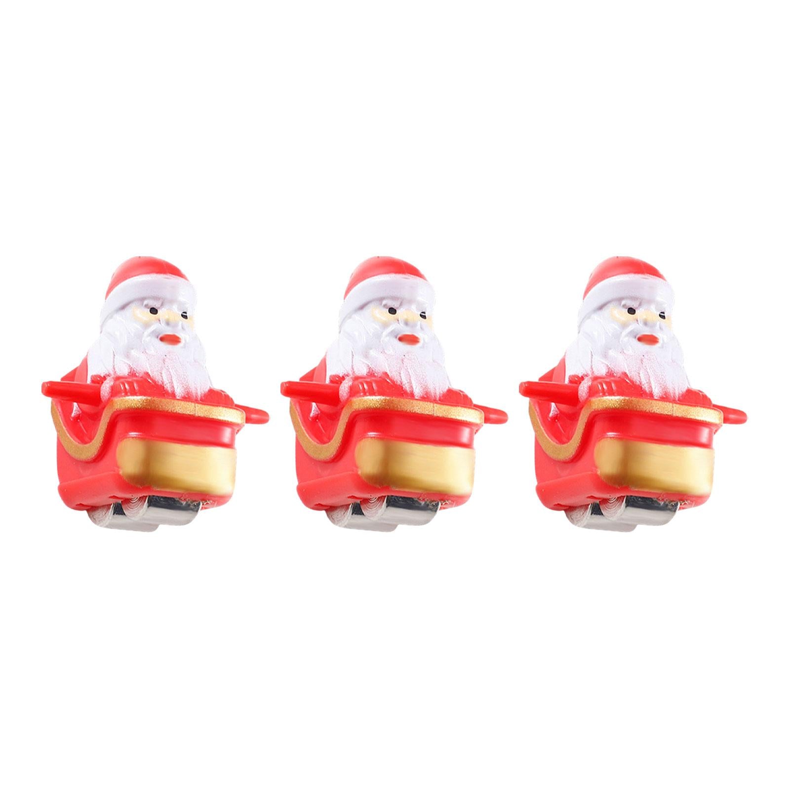 3x Electric Climbing Ladder Santa Claus Gift Funny for Bedroom Desktop Shelf Small