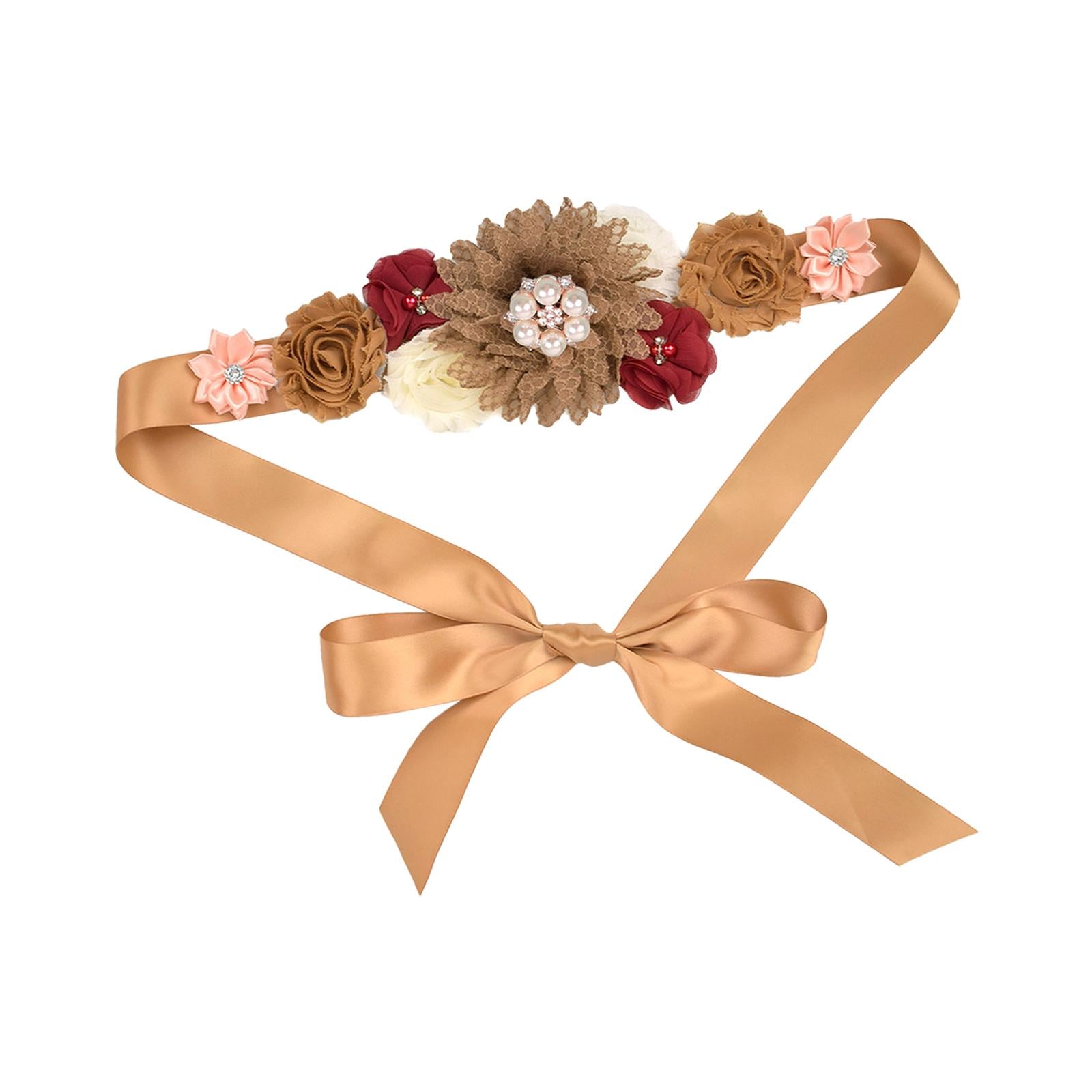 Maternity Sash Belt Sash Belt for Baby Shower Party Supplies Keepsake Gifts without corsage