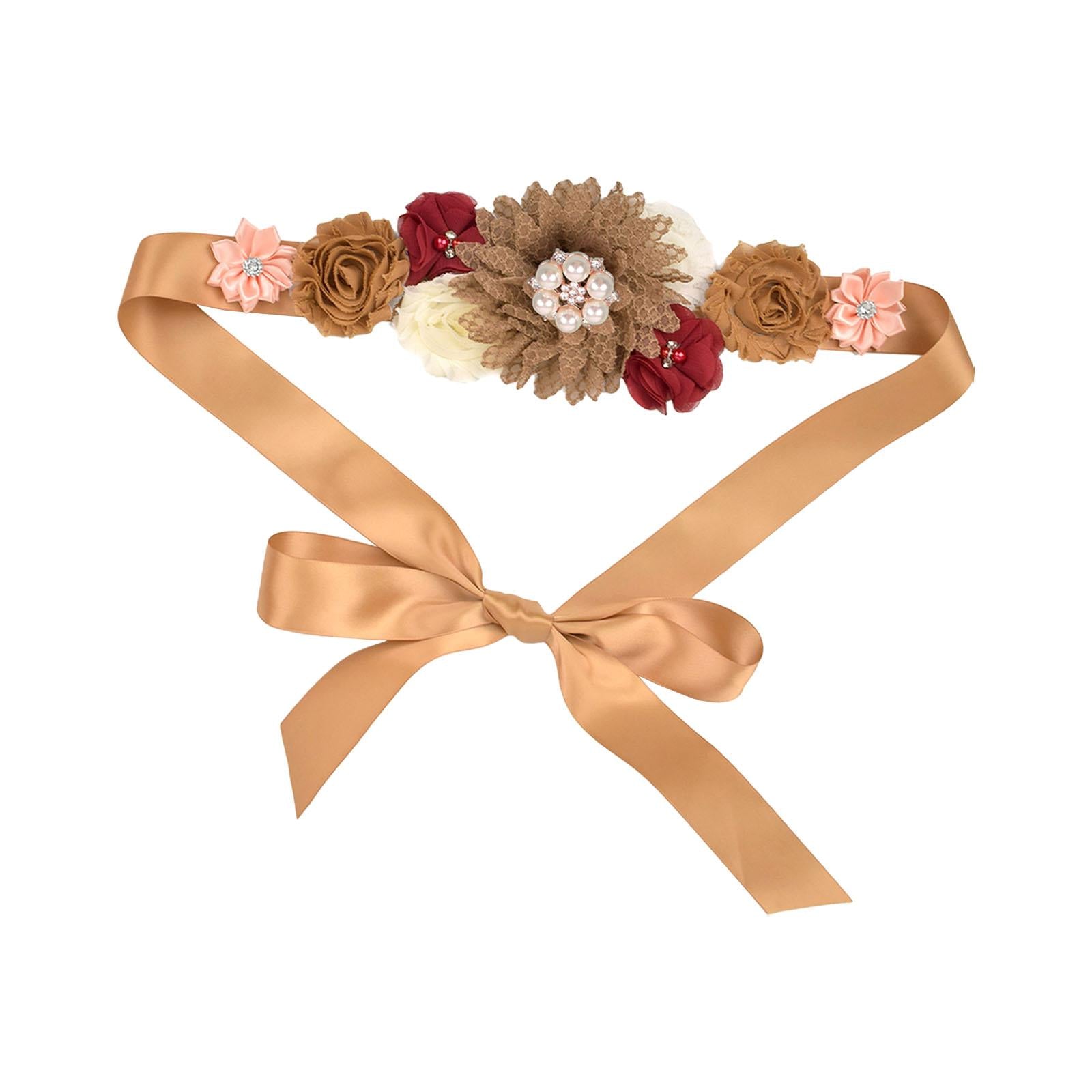 Maternity Sash Belt Sash Belt for Baby Shower Party Supplies Keepsake Gifts without corsage