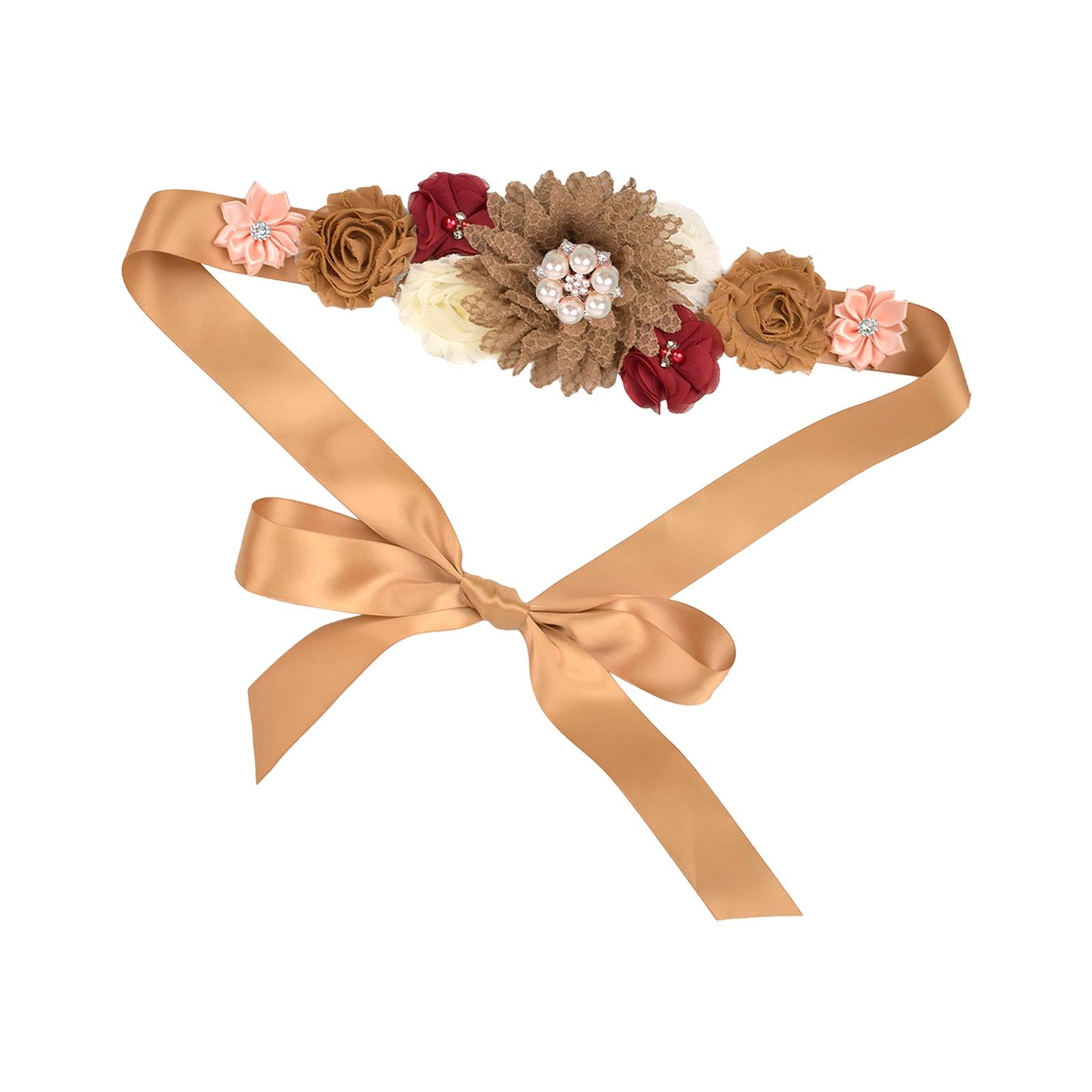 Maternity Sash Belt Sash Belt for Baby Shower Party Supplies Keepsake Gifts without corsage
