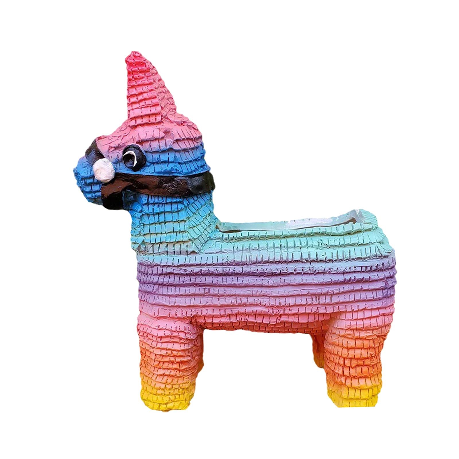 Horse Shape Flower Pot Planter Resin Succulent Flower Pot for Outdoor Indoor
