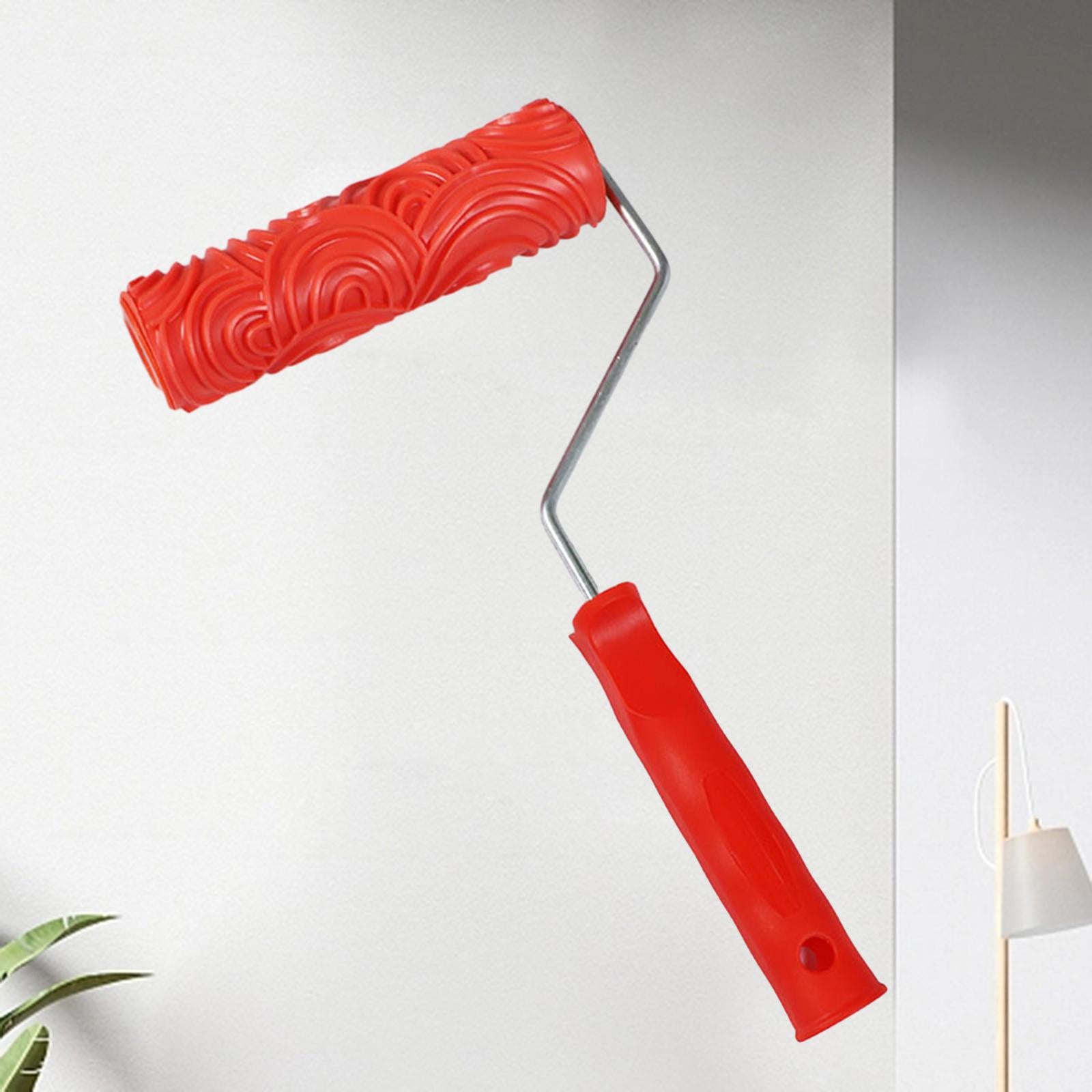 7inch Embossing Patterned Paint Roller Accessory for Household Wall Painting Style C