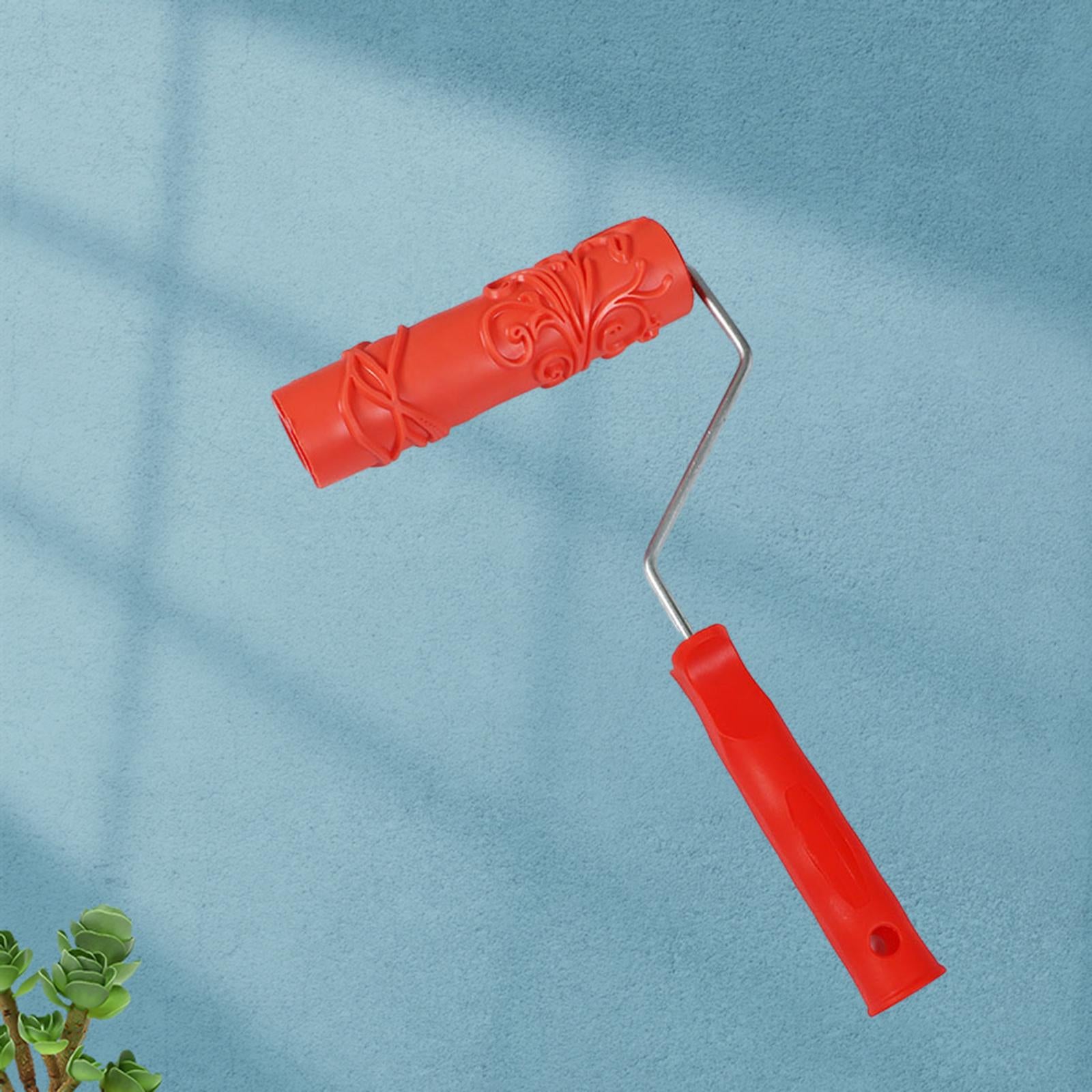 7inch Embossing Patterned Paint Roller Accessory for Household Wall Painting Style E