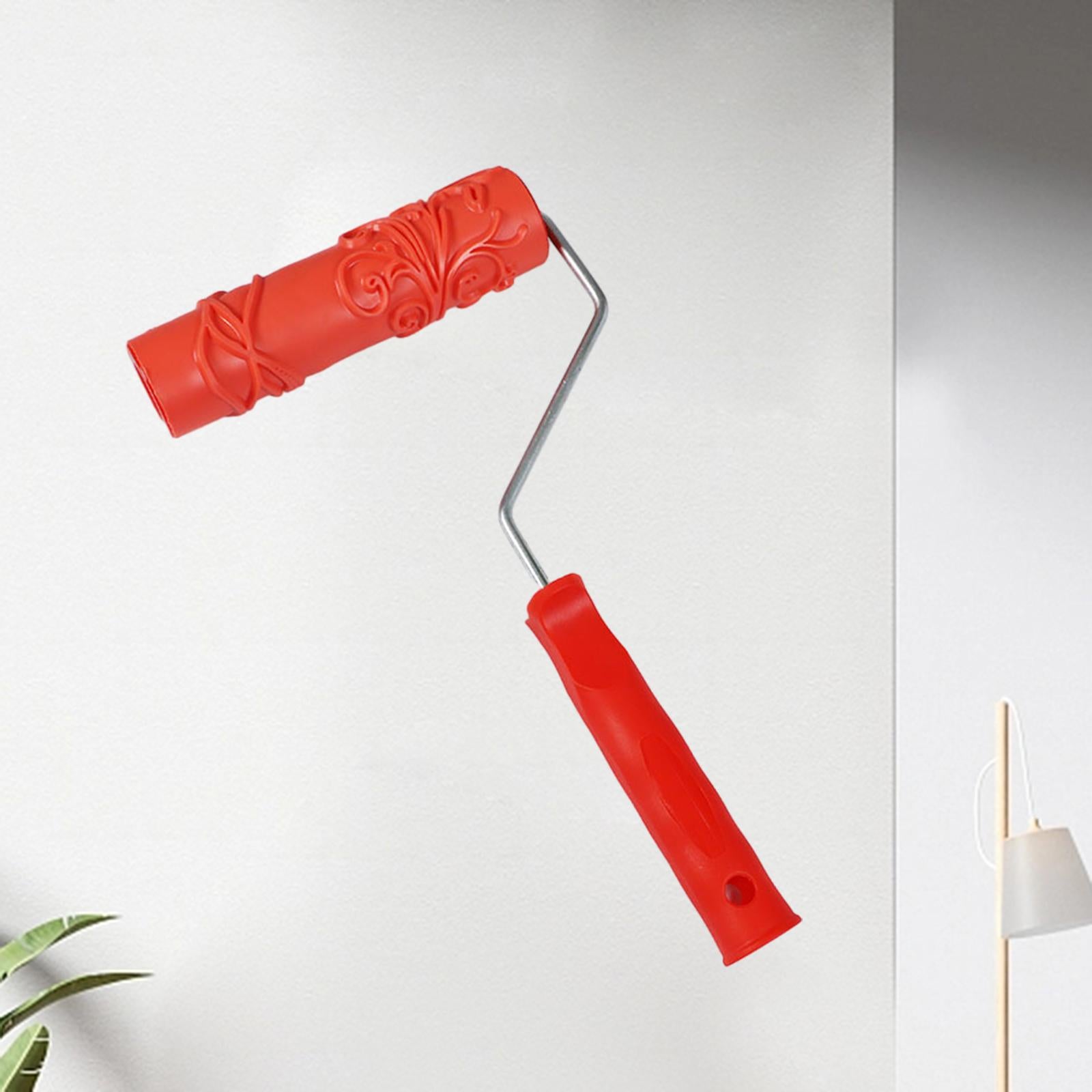 7inch Embossing Patterned Paint Roller Accessory for Household Wall Painting Style E