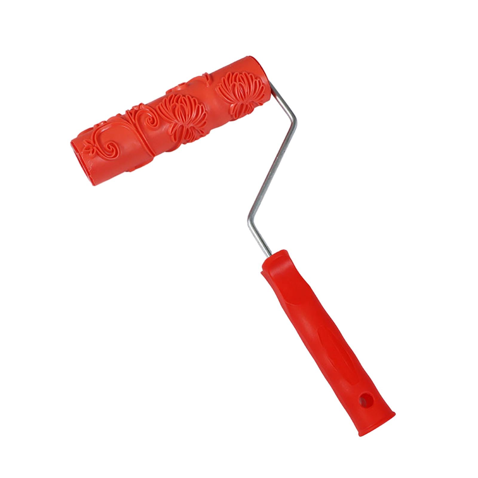 7inch Embossing Patterned Paint Roller Accessory for Household Wall Painting Style F