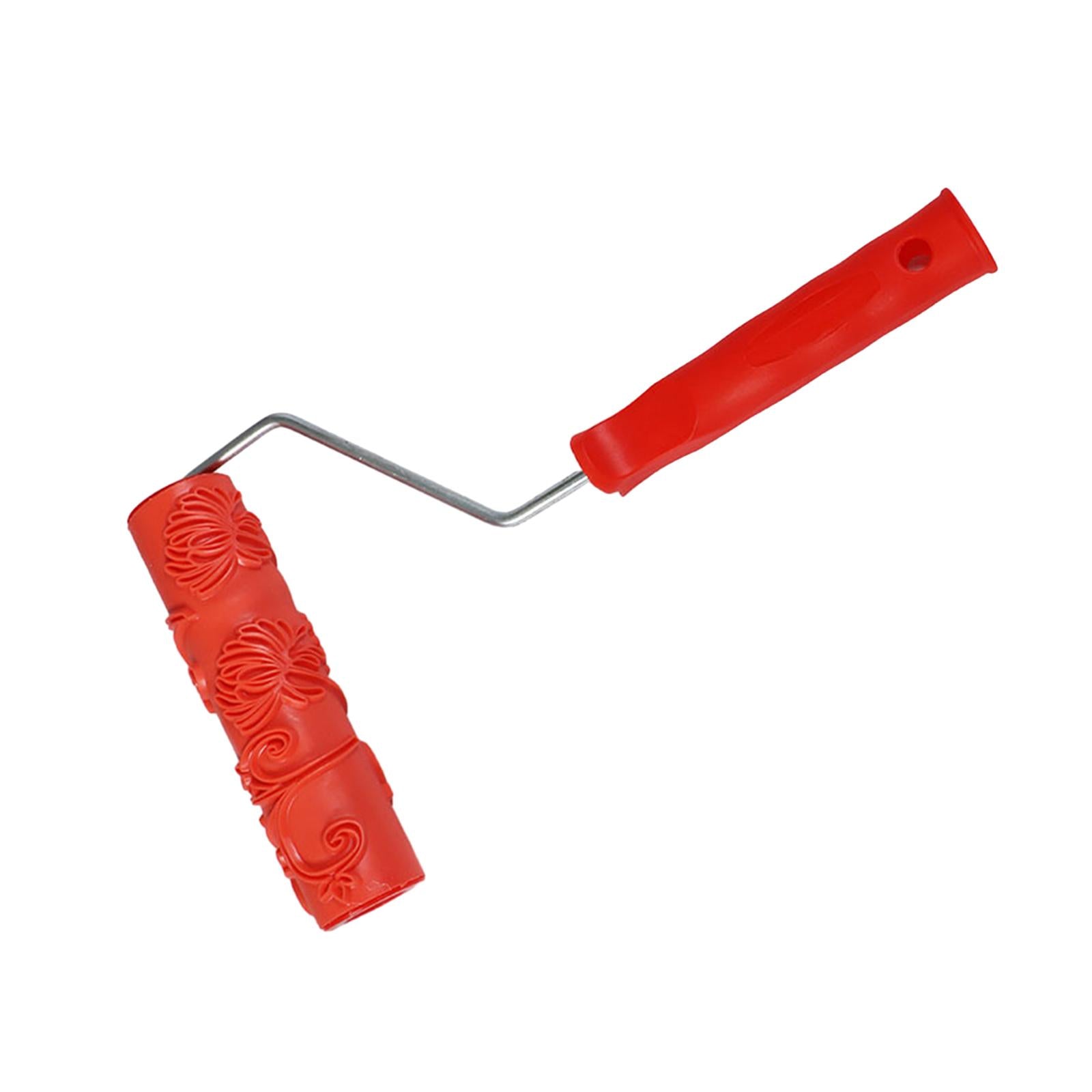 7inch Embossing Patterned Paint Roller Accessory for Household Wall Painting Style F