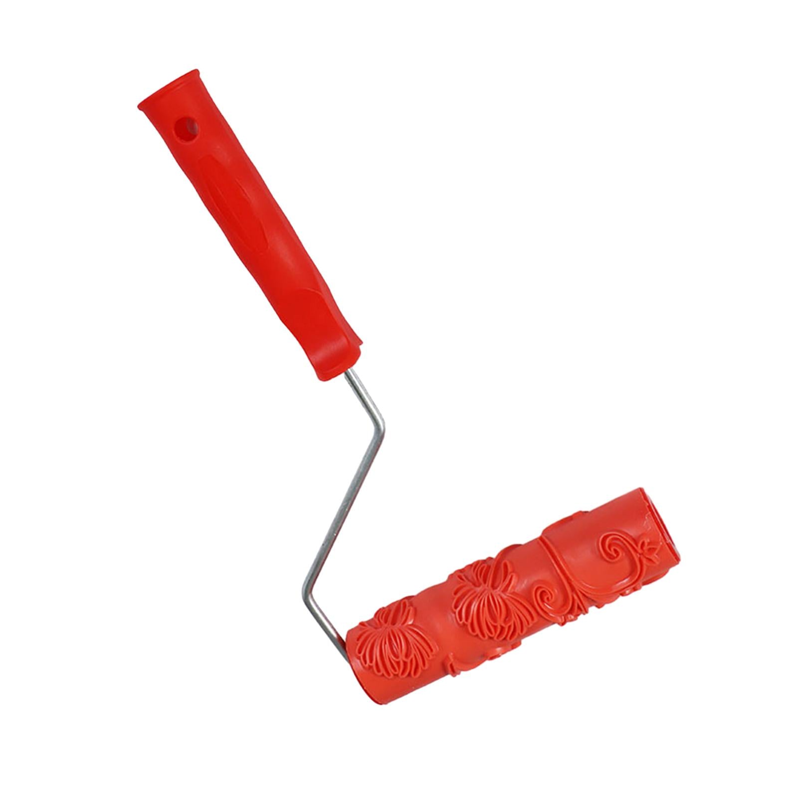 7inch Embossing Patterned Paint Roller Accessory for Household Wall Painting Style F