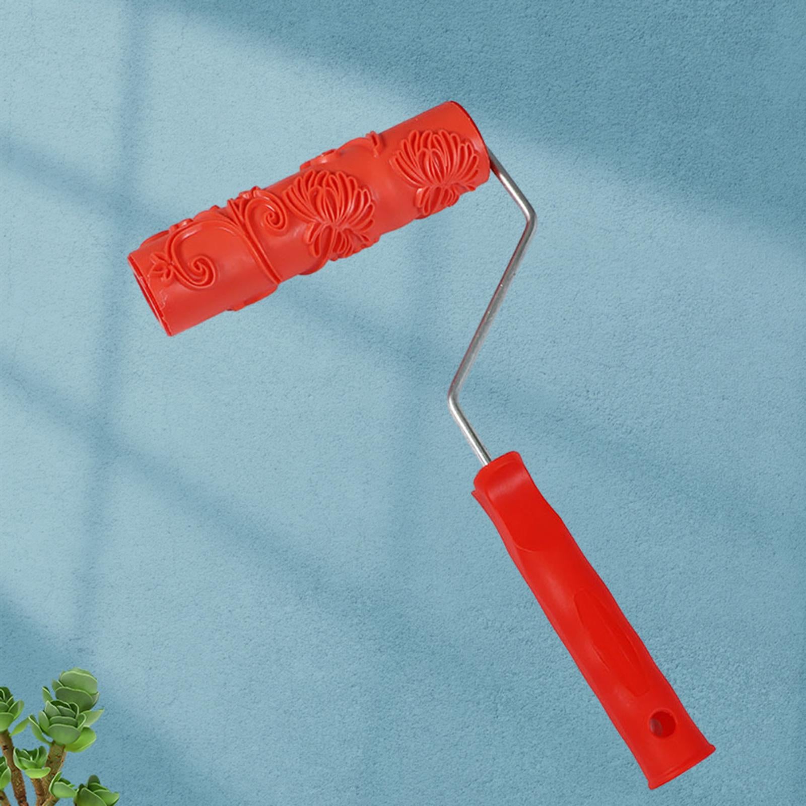 7inch Embossing Patterned Paint Roller Accessory for Household Wall Painting Style F