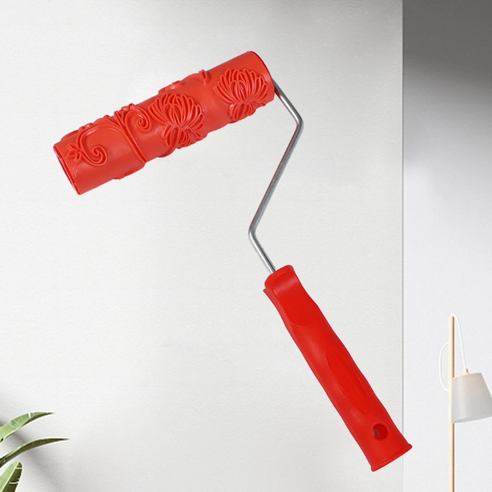 7inch Embossing Patterned Paint Roller Accessory for Household Wall Painting Style F