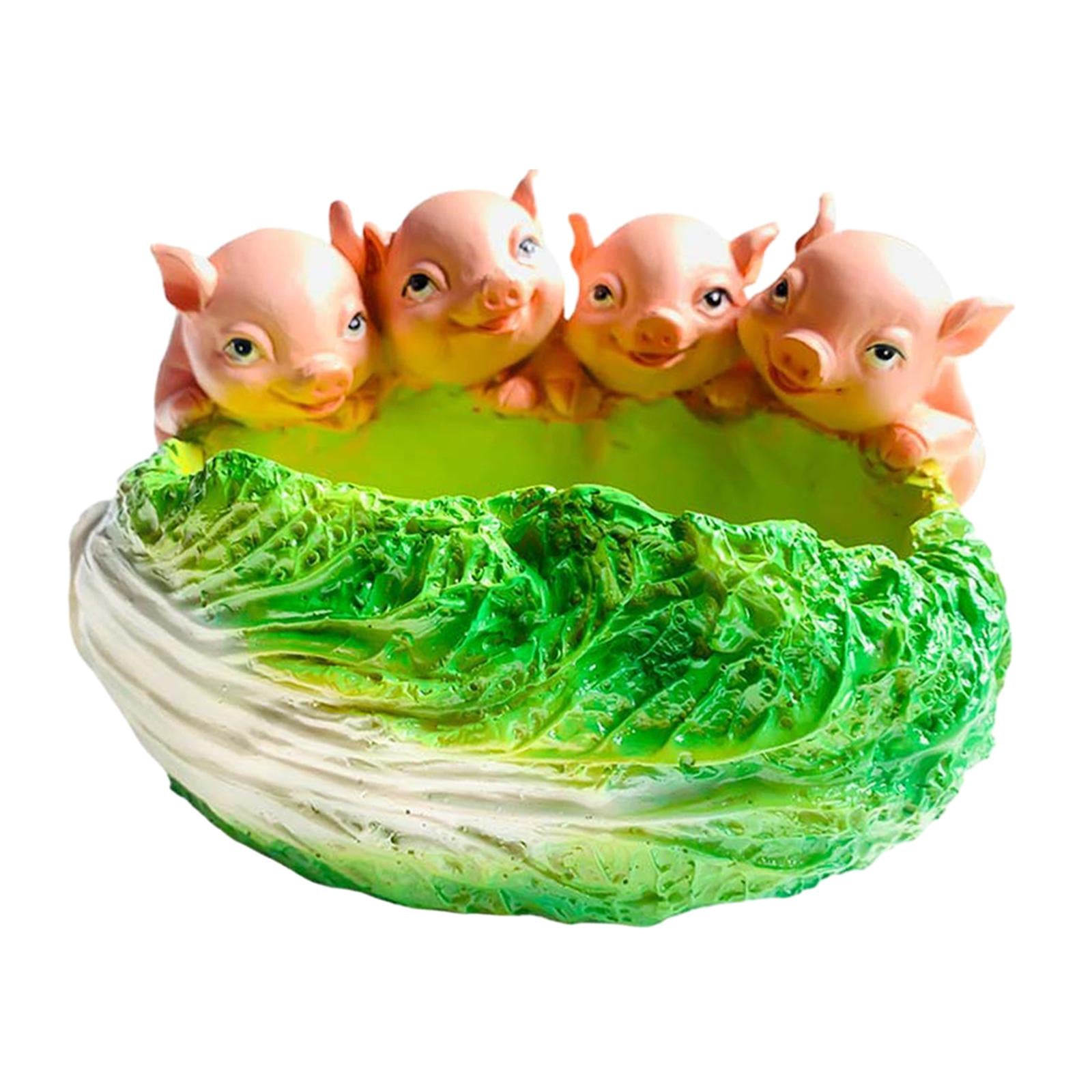 Flower Pot Cute Animals Indoor Planters for Office Home Animal Bonsai Holder Cabbage pink pig