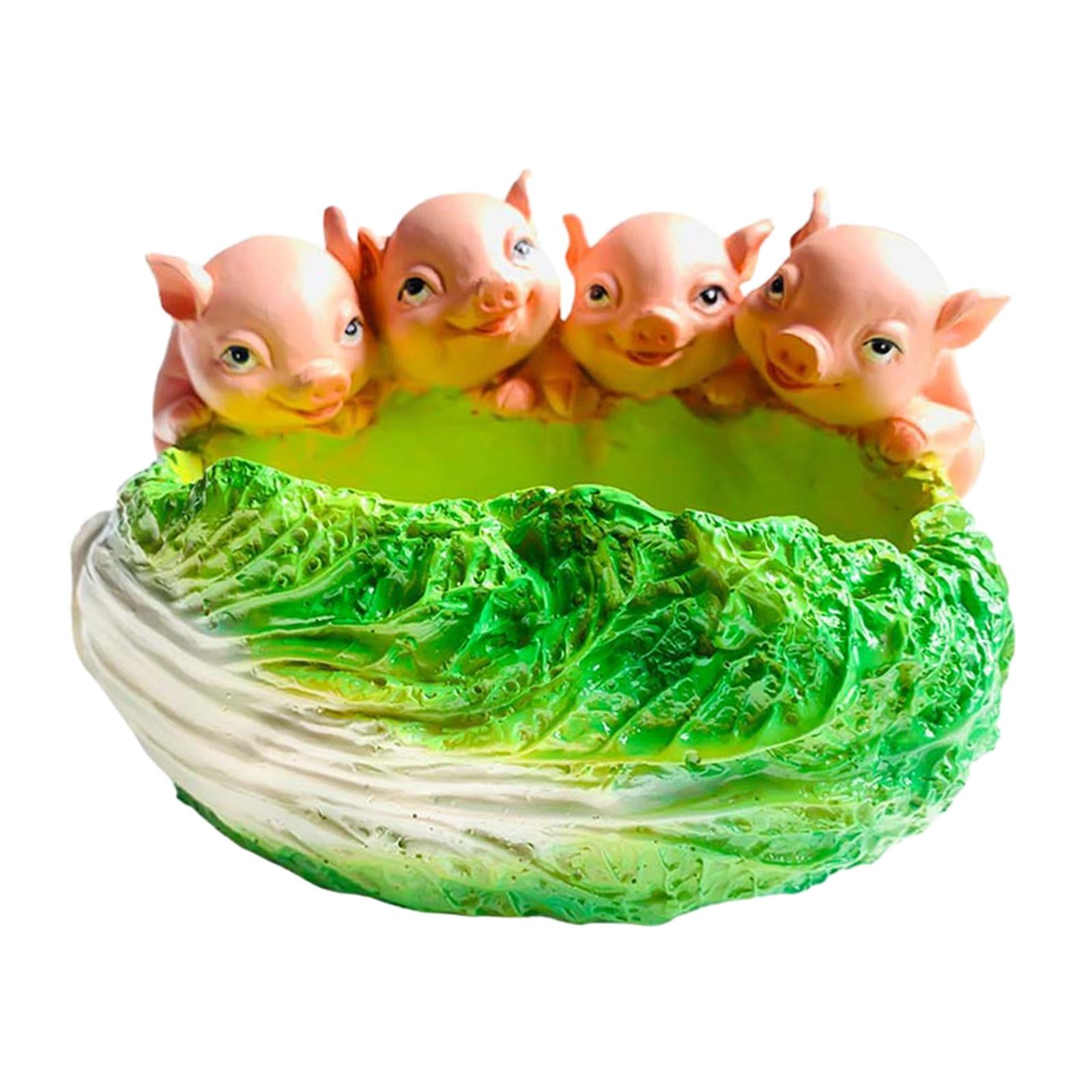 Flower Pot Cute Animals Indoor Planters for Office Home Animal Bonsai Holder Cabbage pink pig