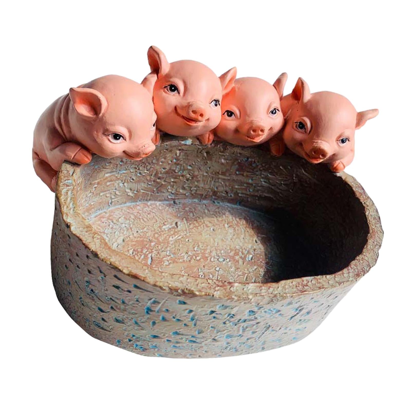 Flower Pot Cute Animals Indoor Planters for Office Home Animal Bonsai Holder pink pig