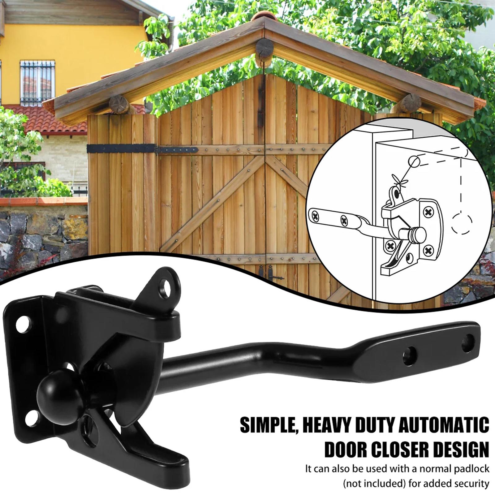 Fence Gate Lock Metal for Barn Doors Front Entrance Door Outdoor Garden Door