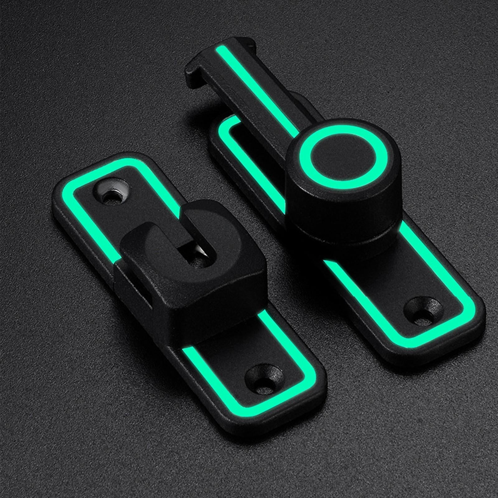 Barn Sliding Door Latch Lock Luminous Heavy Duty for Garden Bathroom Outdoor