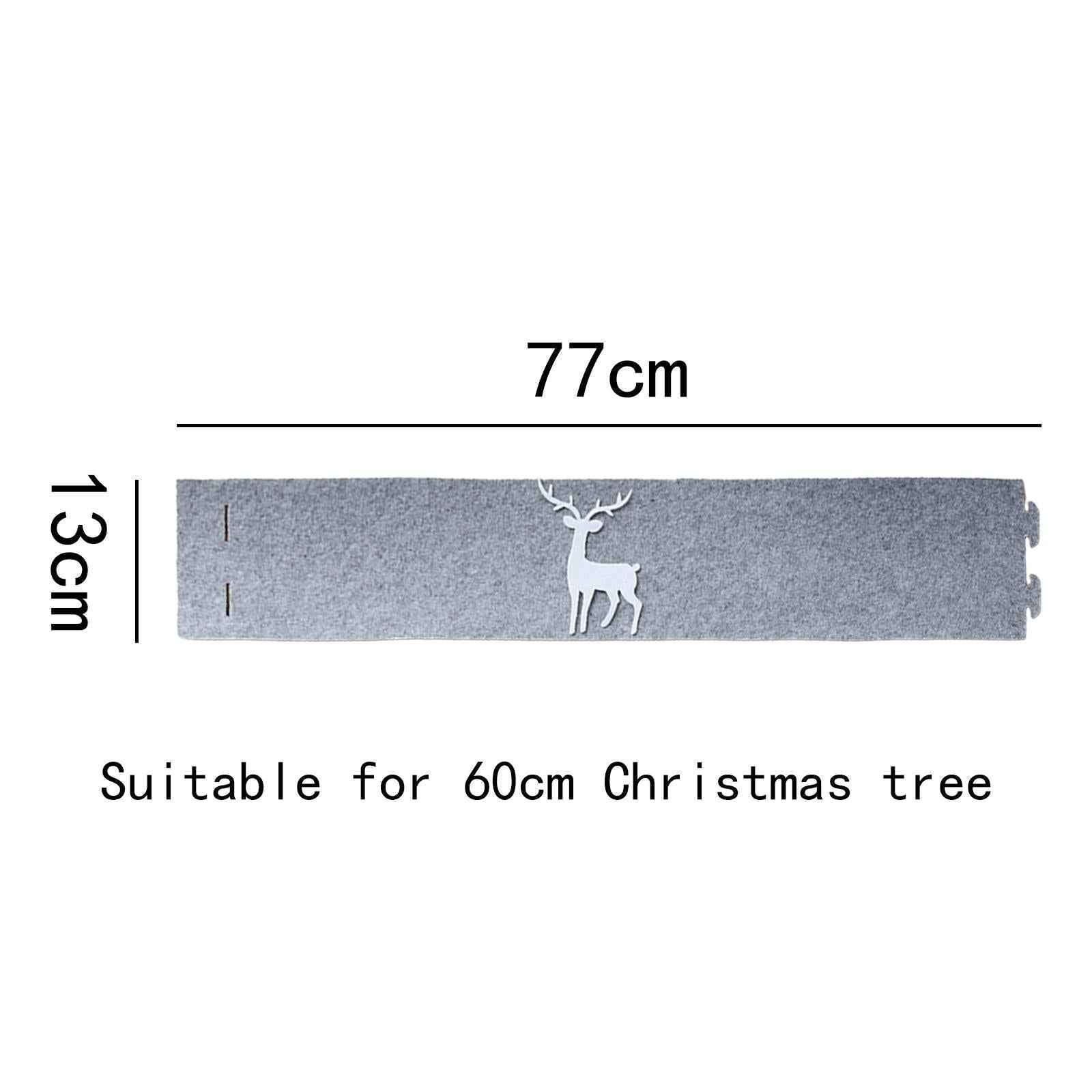 Christmas Tree Skirt Ring Classic Skirt for Festival Outdoor and Indoor 77cmx13cm