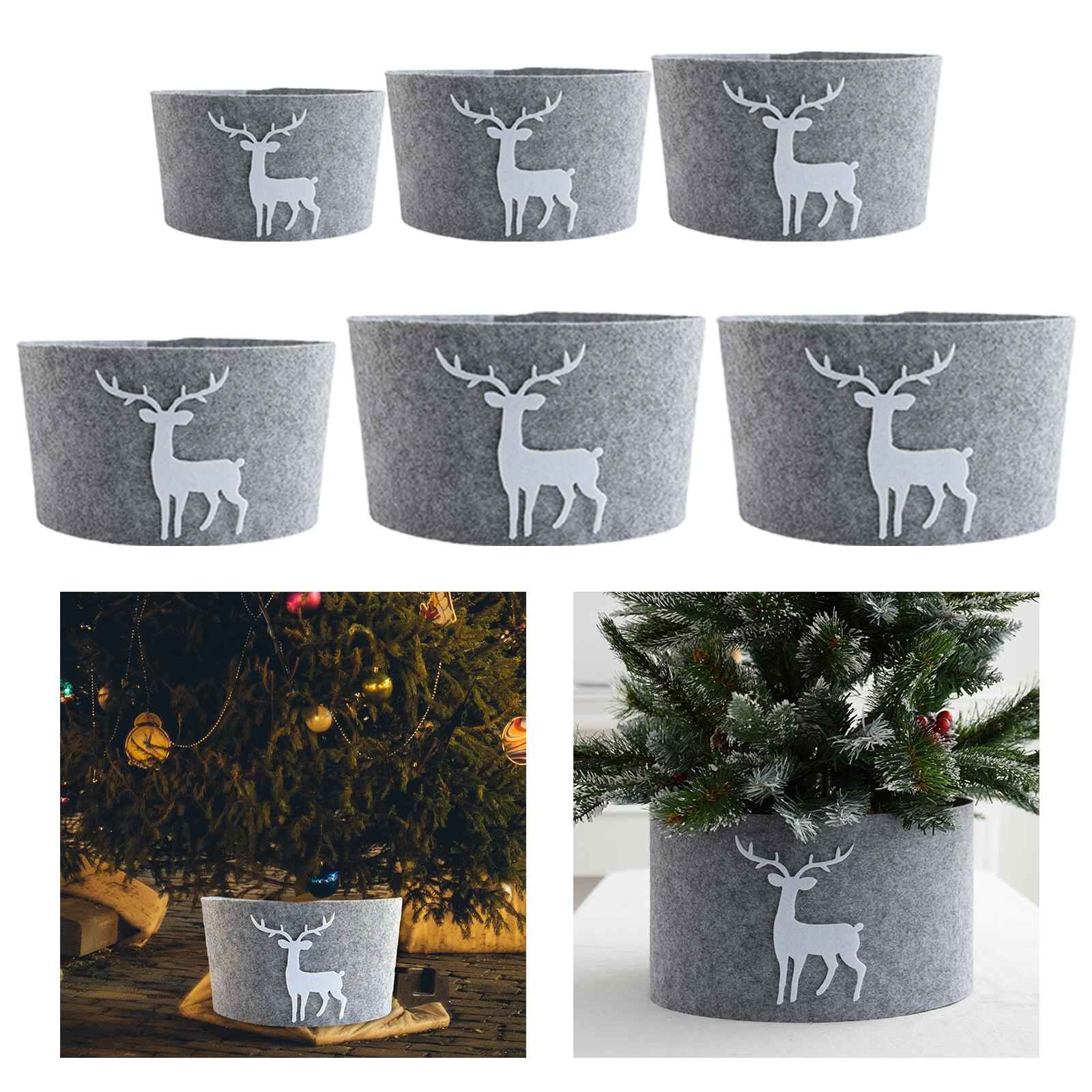 Christmas Tree Skirt Ring Classic Skirt for Festival Outdoor and Indoor 77cmx13cm