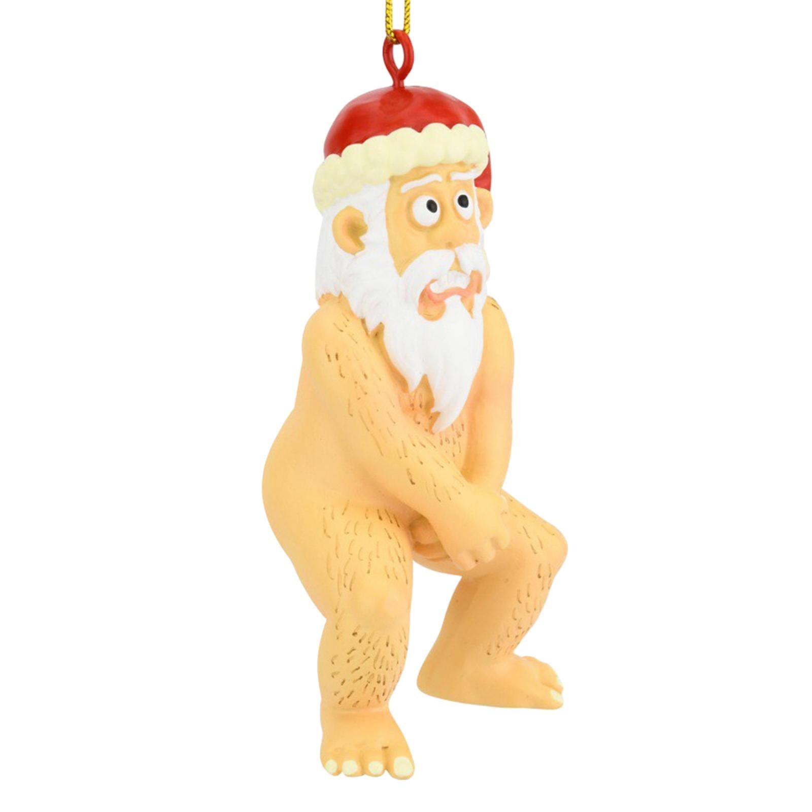 2023 Hanging Santa Claus Holiday Resin Decor Fireplace Xmas Tree Decorations