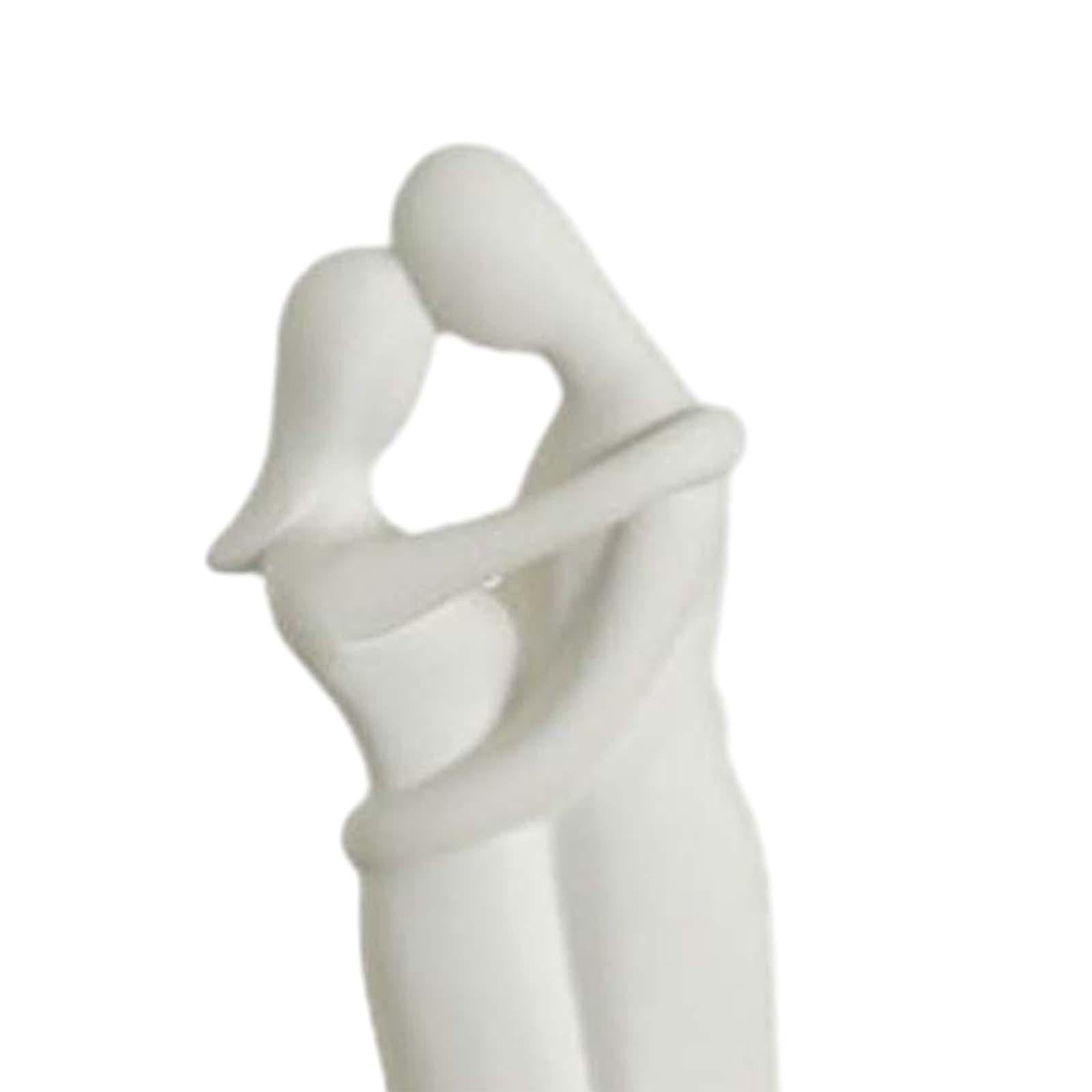 Couple Statue Art Crafts Nordic Ornament Decorative Lover for Home Table Bar D