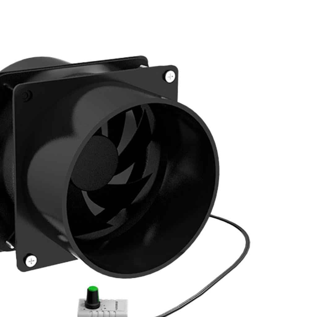 Exhaust Fan Yacht Energy Saving Portable Ventilator for Window Toilets Attic Dual Fan 3M Tube