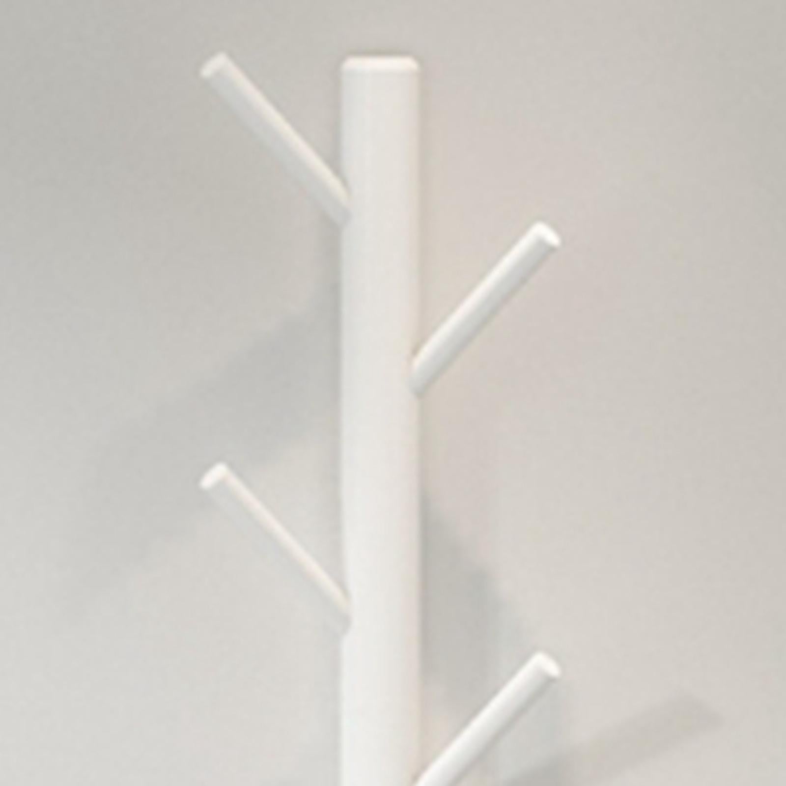 Wall Mounted Clothing Rack Wall Clothing Hanger for Front Door Bathroom Entryway 4 Hook White