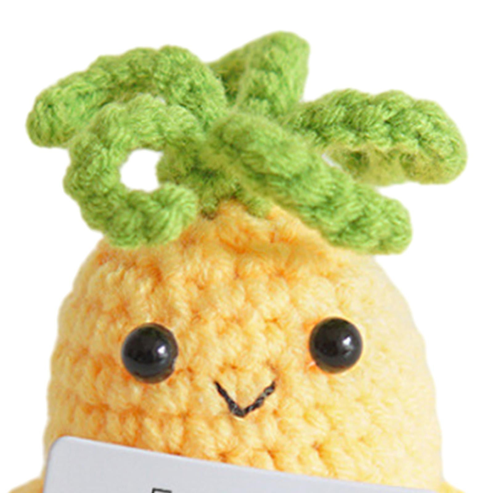 Funny Positive Doll Figurines for Car Interior Accessories Birthday New Year Pineapple