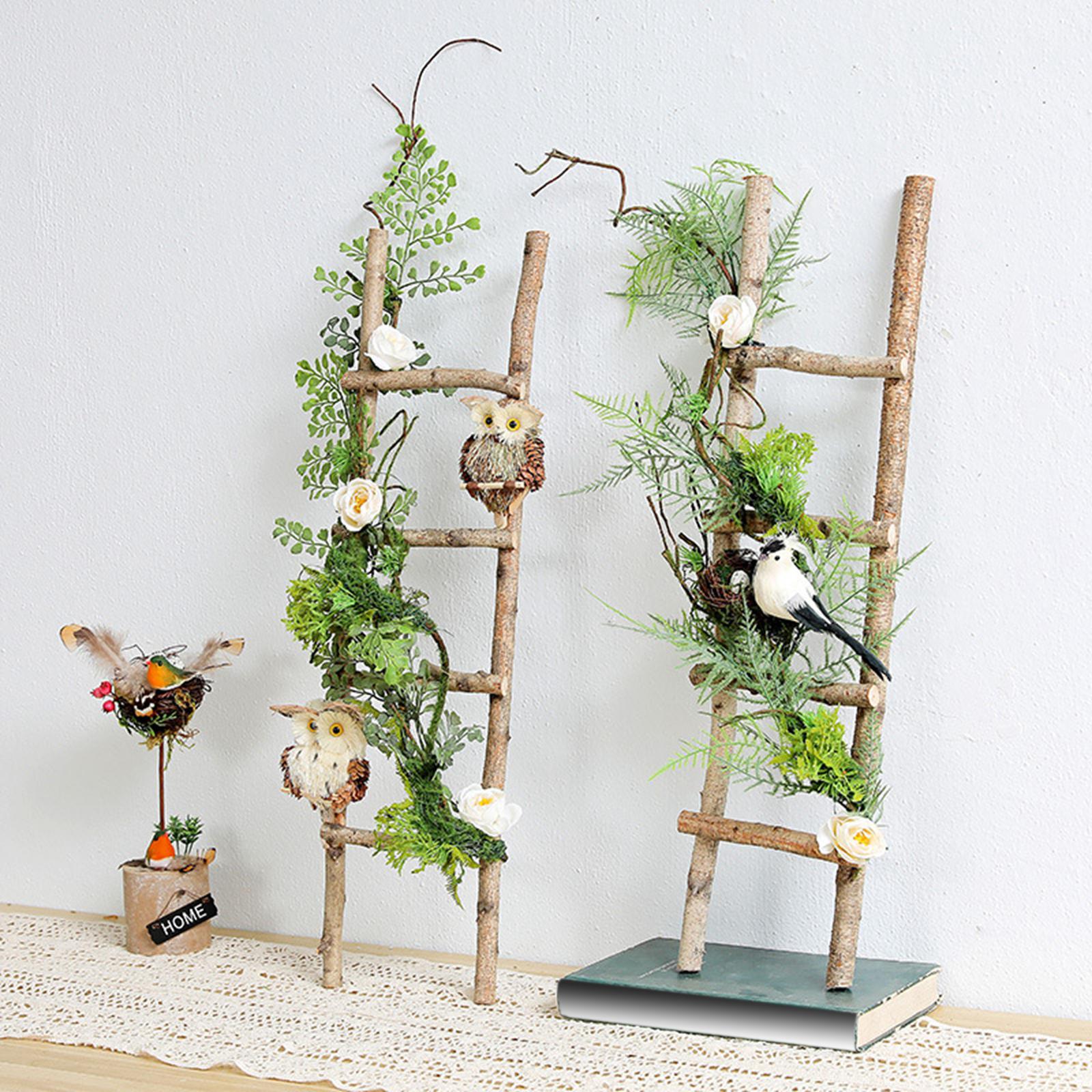 Simulated Bird Nest Mini Birds Nest Birds Landscape Decoration for Courtyard