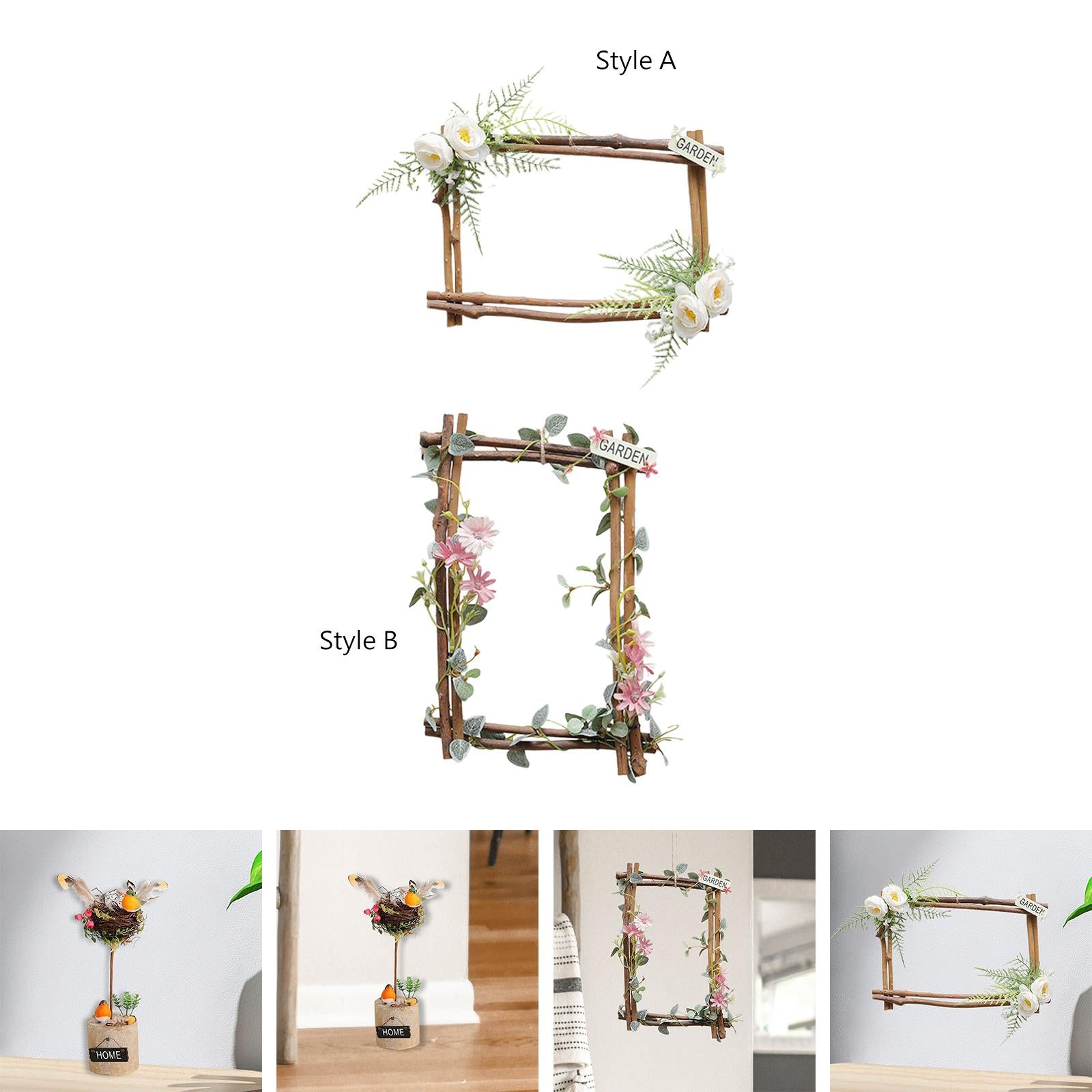 Photo Frame Home Decoration Minimalism Picture Frame for Bedroom Studio Home Style A