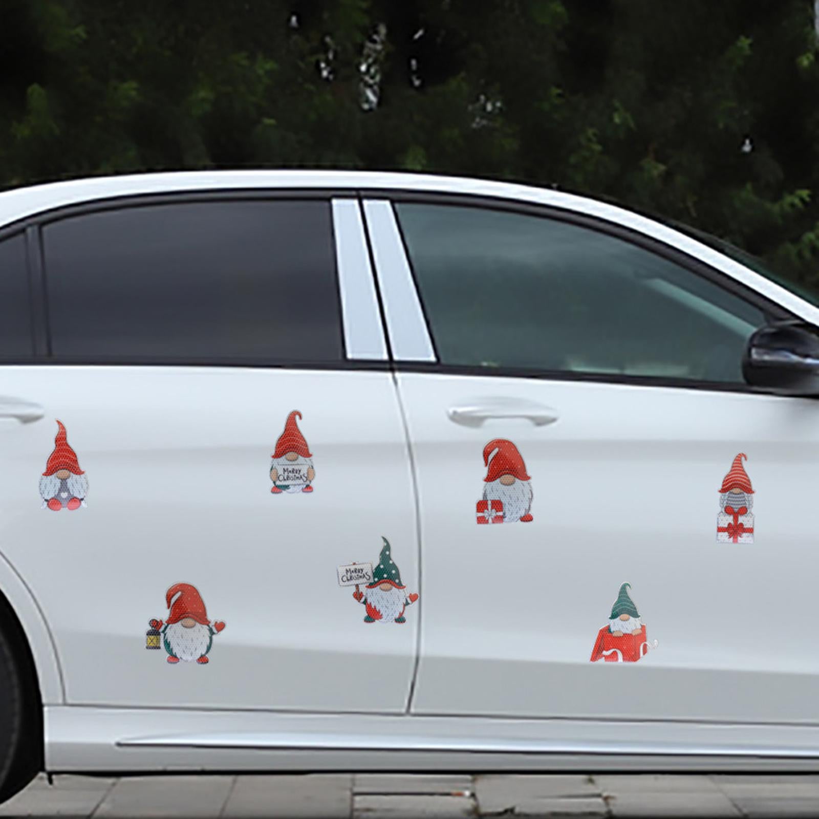 Car Refrigerator Decoration Stickers Reflective for Mailbox Refrigerator Car A