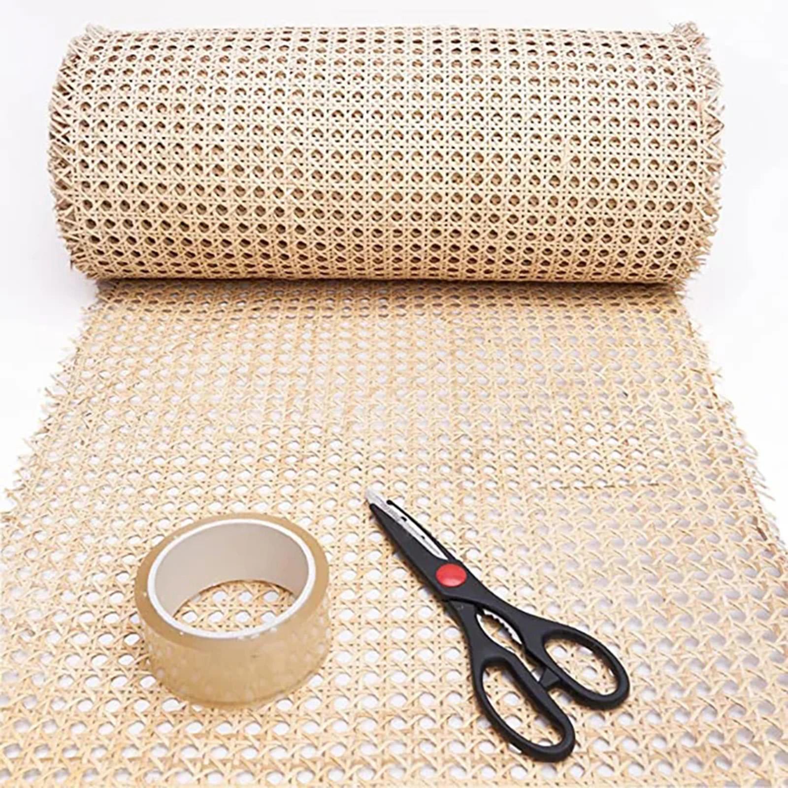 Rattan Cane Webbing Roll Cane Webbing Sheet for Summer Furniture Ceiling Bed 40cmx100cm