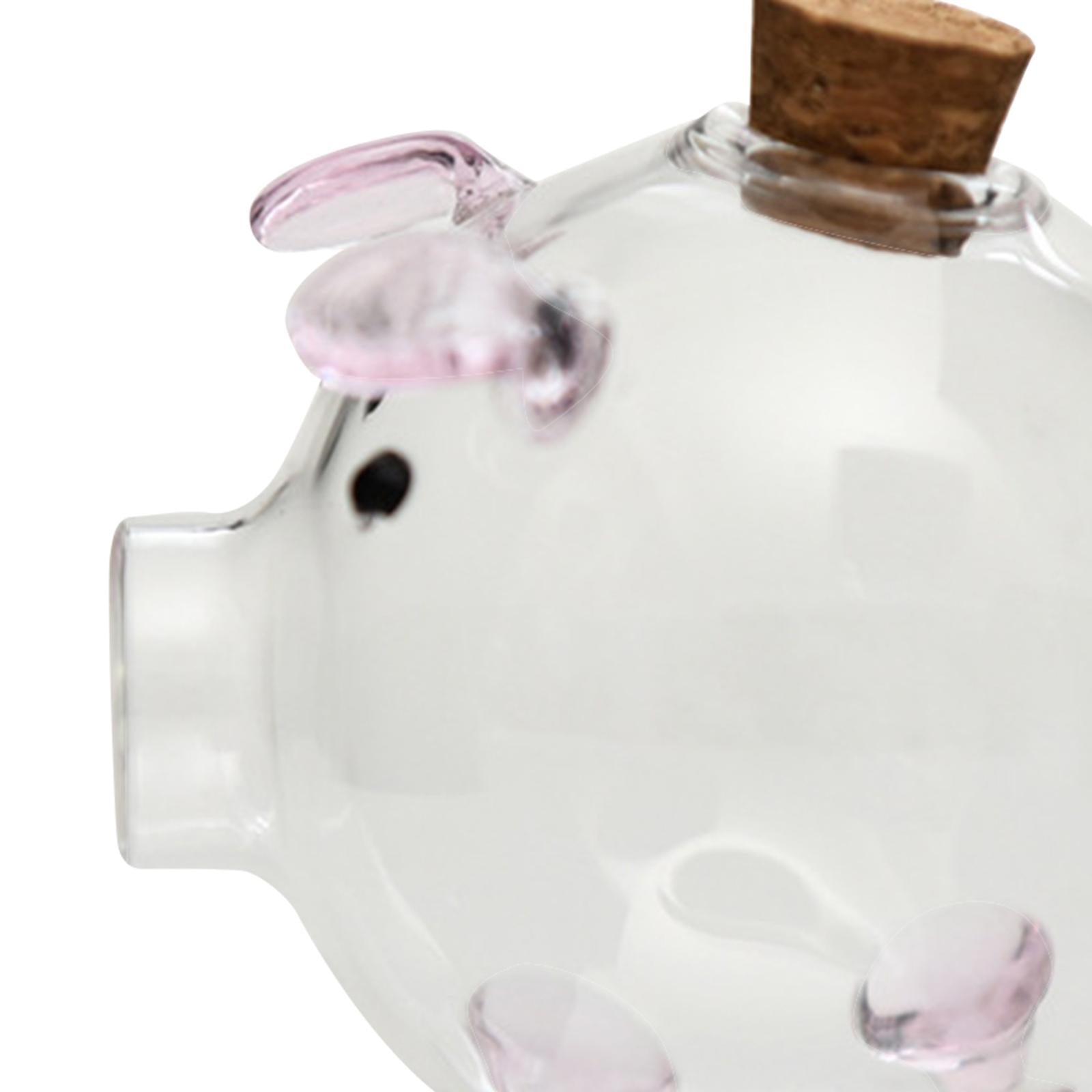 10xPiggy Bank Festival Gift Delicate Glass Pig Figurine for Kids Boys Exquisite