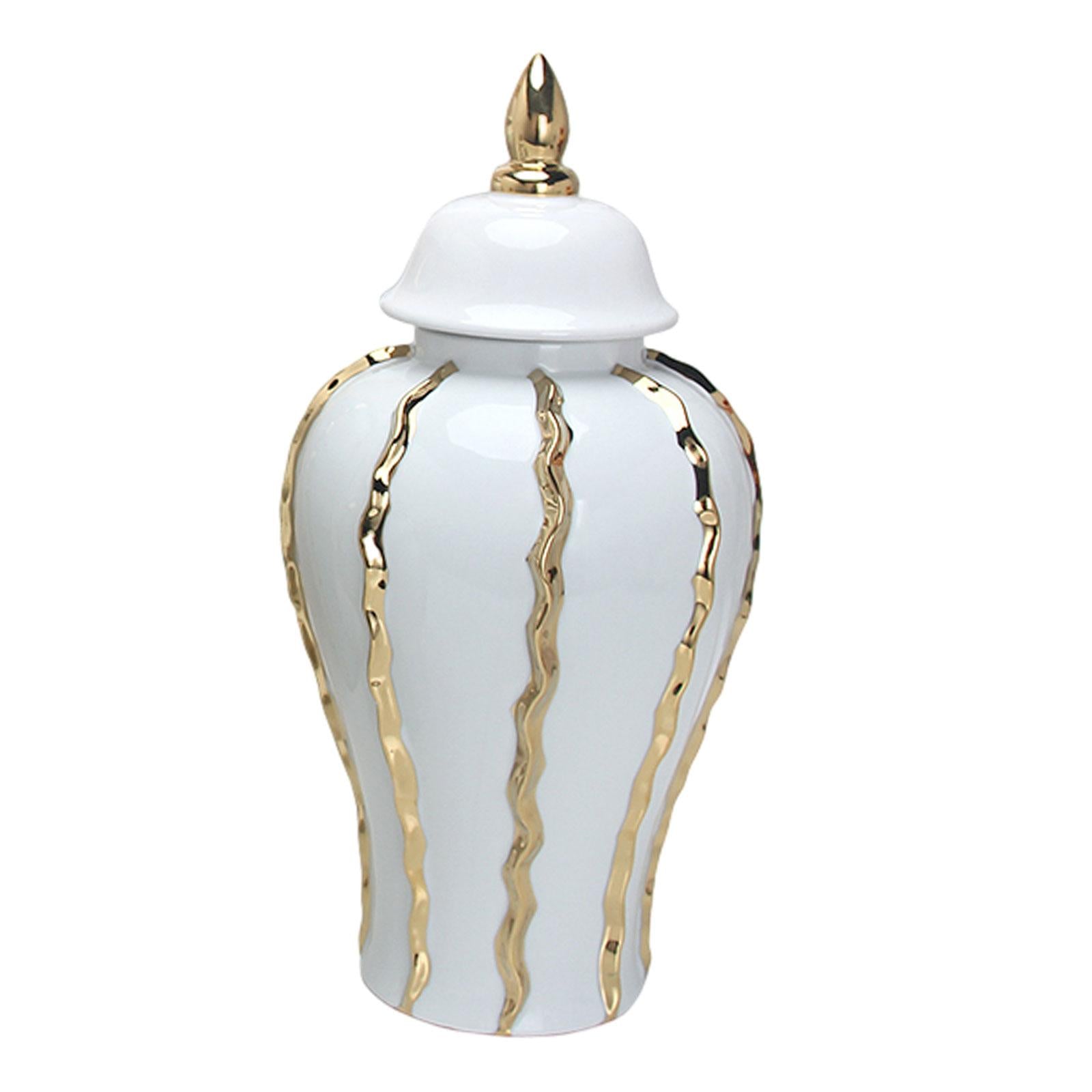 Jar Vase Porcelain Desk Creative Ginger Jar for Drawing Room Entry Hallway