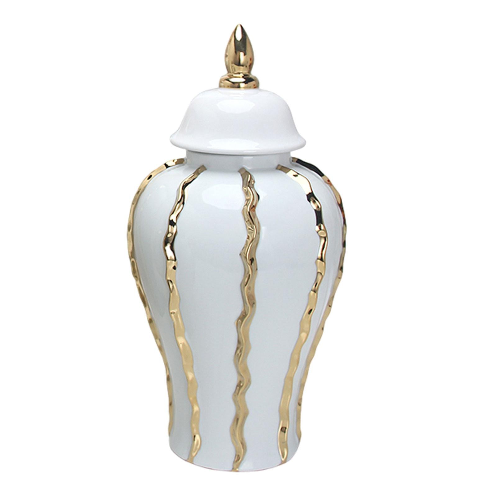 Jar Vase Porcelain Desk Creative Ginger Jar for Drawing Room Entry Hallway