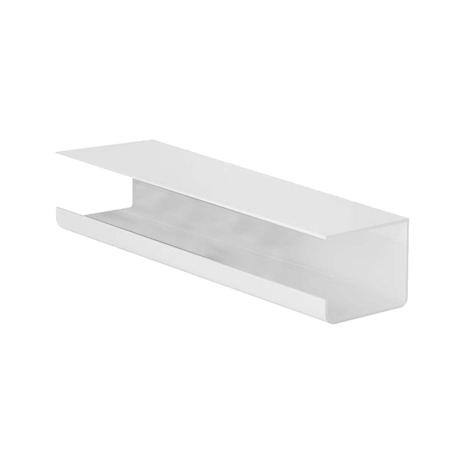 under Desk Cable Management Tray Wire Management Tray for Home Desk Computer White 40cm