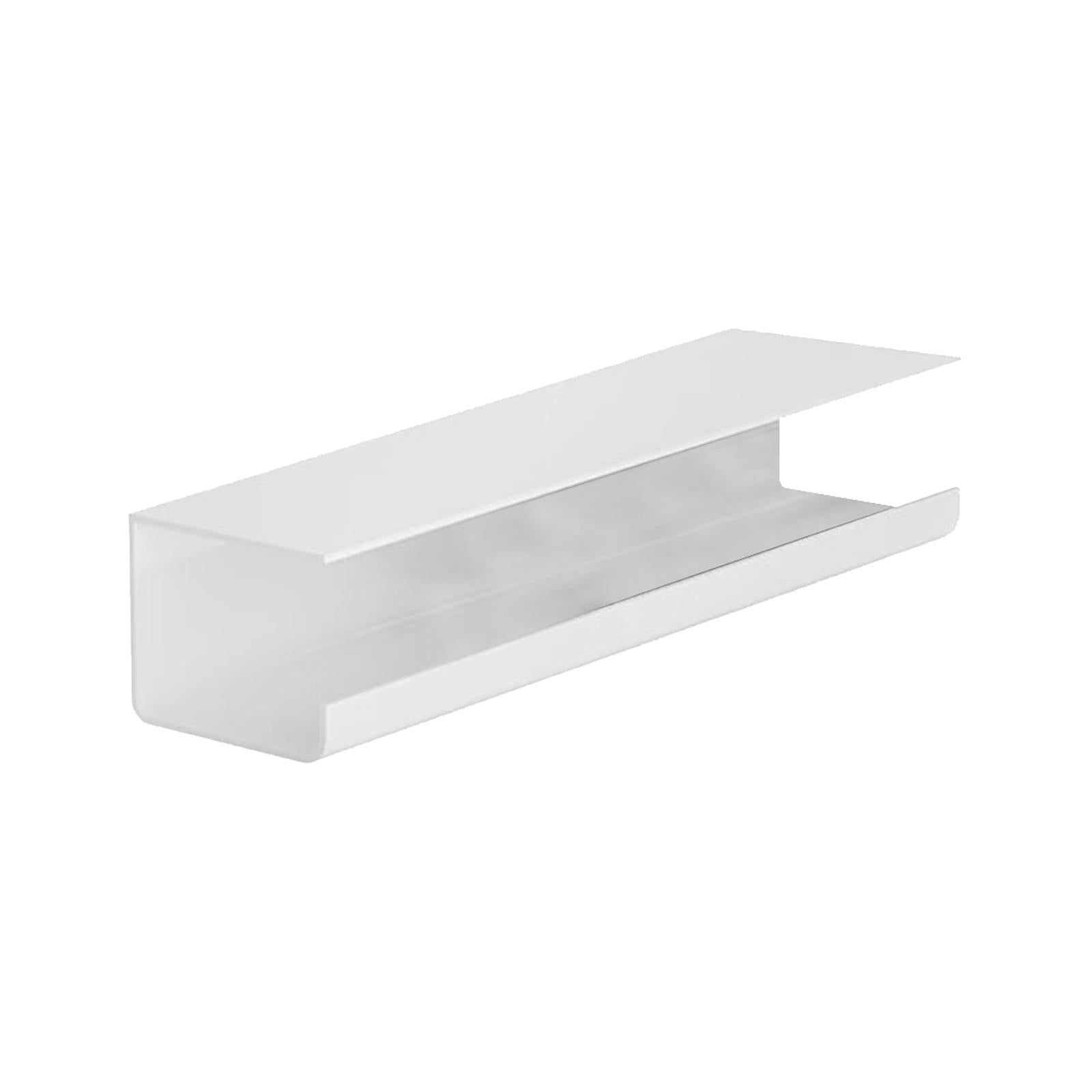 under Desk Cable Management Tray Wire Management Tray for Home Desk Computer White 40cm