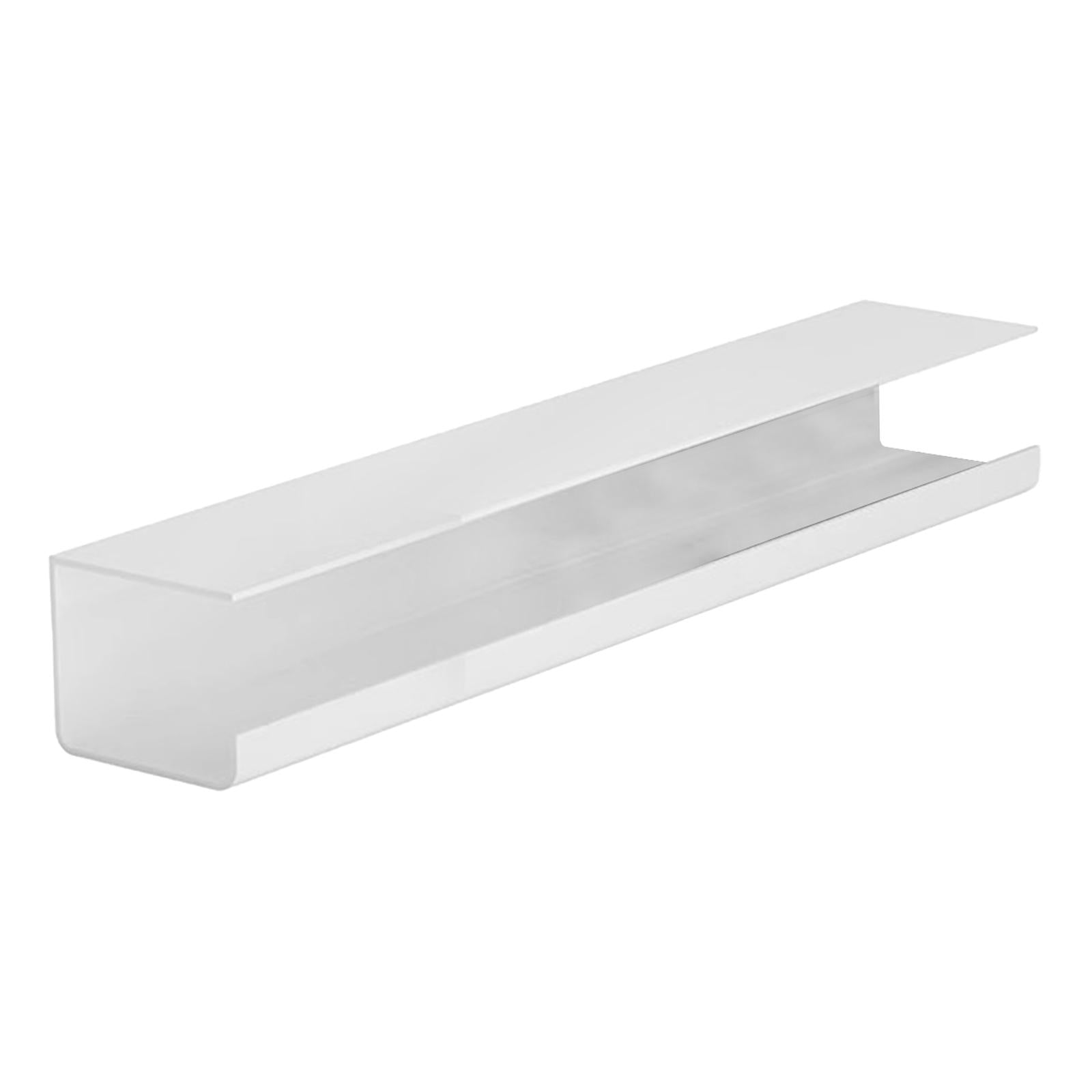 under Desk Cable Management Tray Wire Management Tray for Home Desk Computer White 55cm
