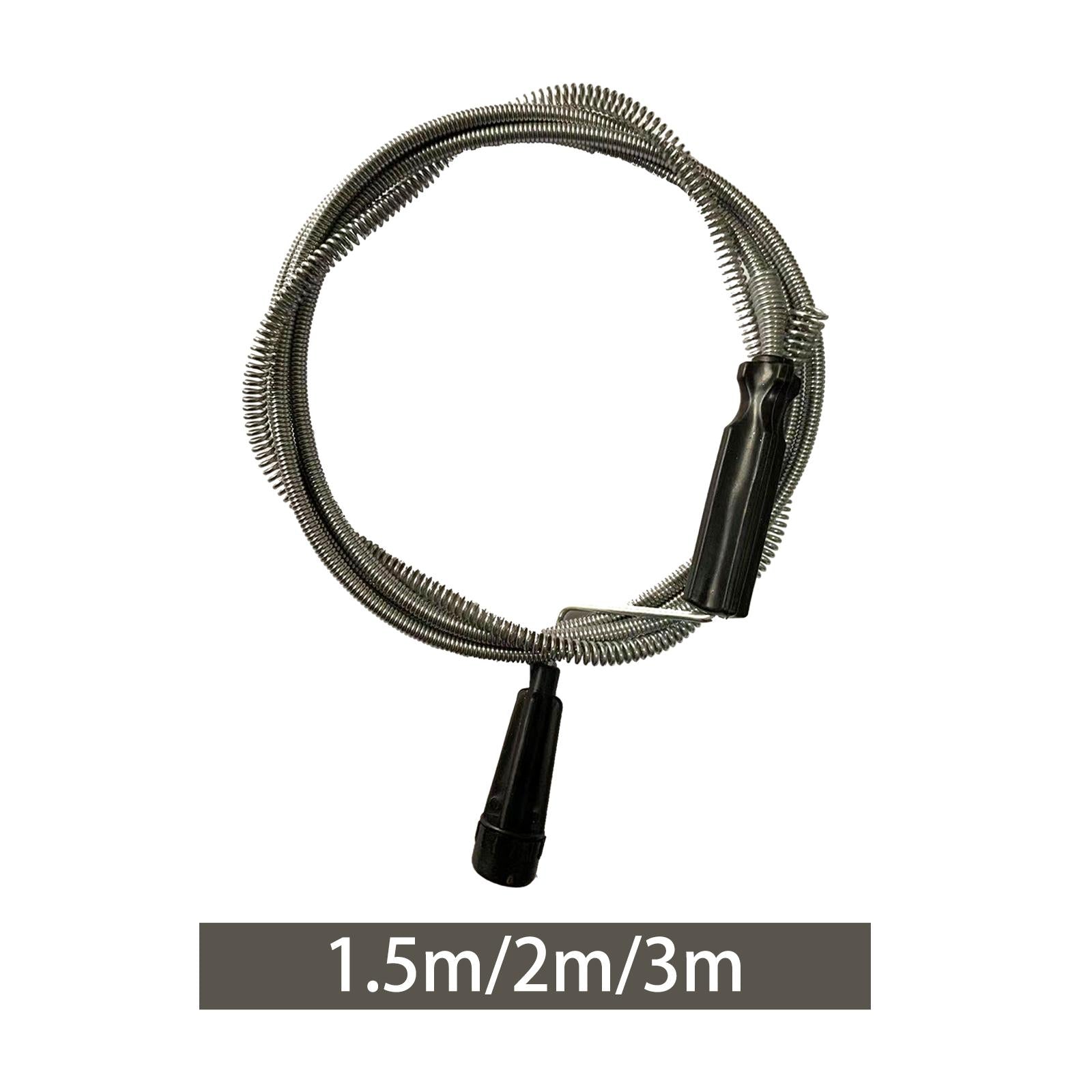 Sink Pipe Unblocker Bendable Steel Wire Drain Auger for Sinks Tubs 1.4meter