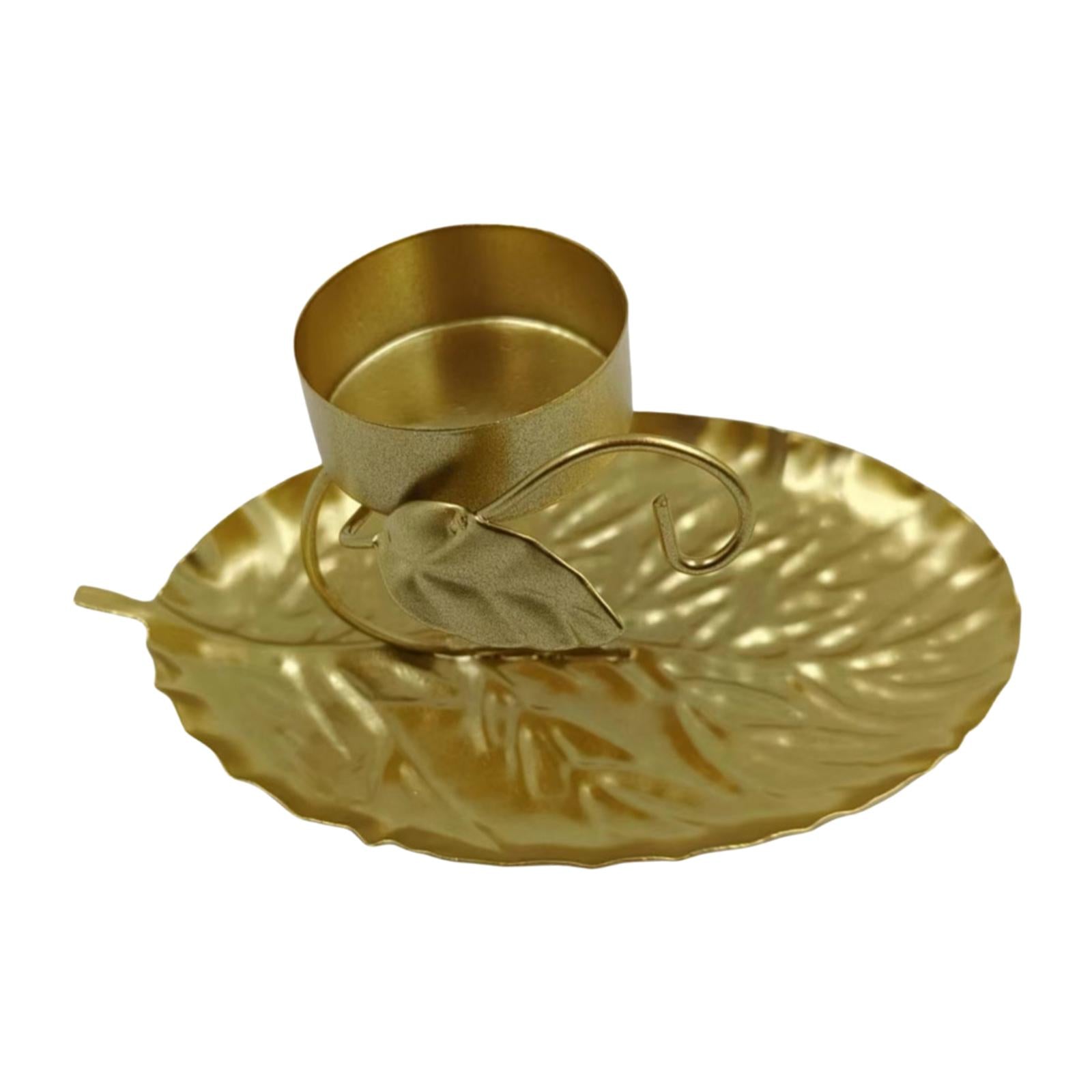 Metal Candlestick Home Party Wedding Table Centerpiece Tealight Candleholder Style B 13.5x8.5x6cm