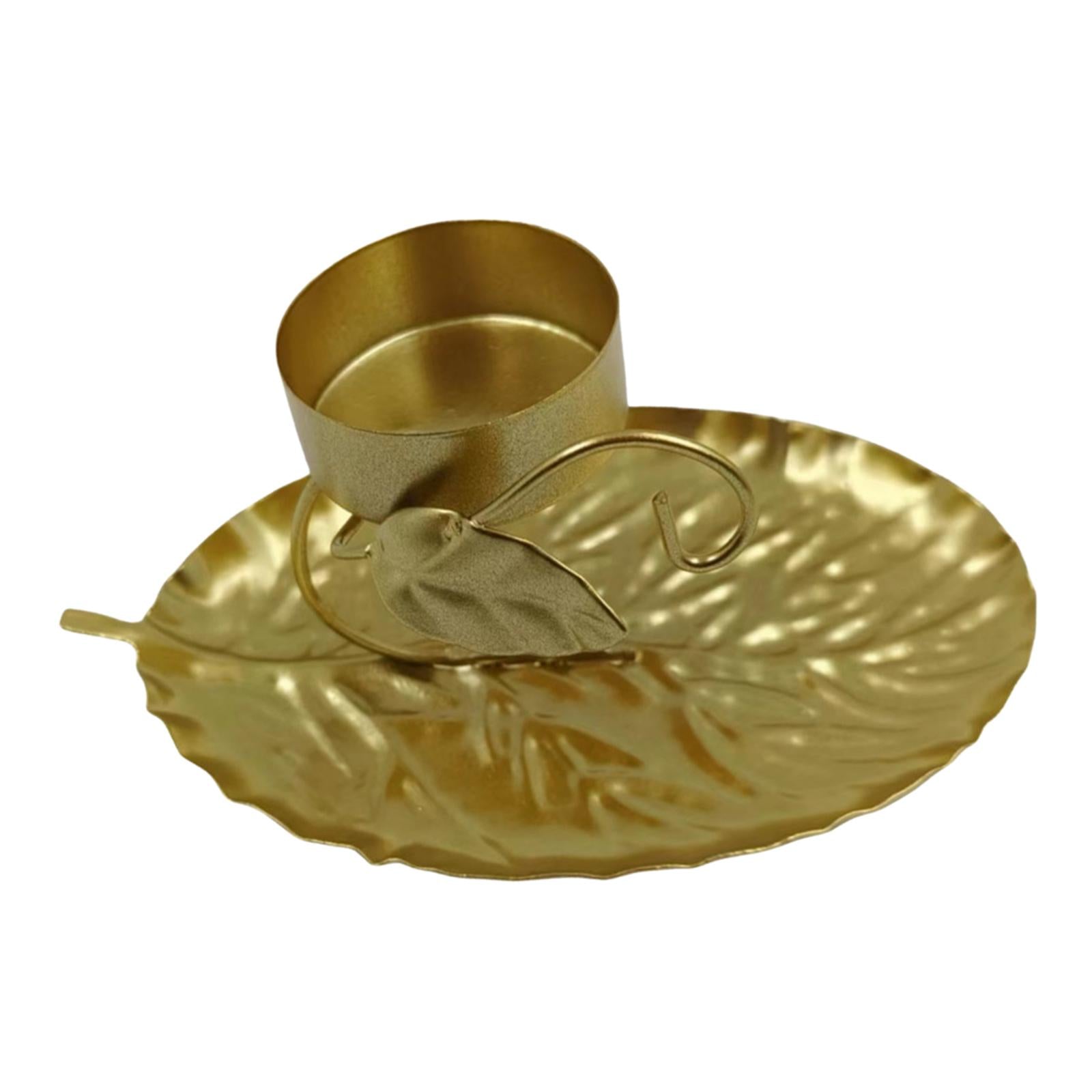 Metal Candlestick Home Party Wedding Table Centerpiece Tealight Candleholder Style B 13.5x8.5x6cm
