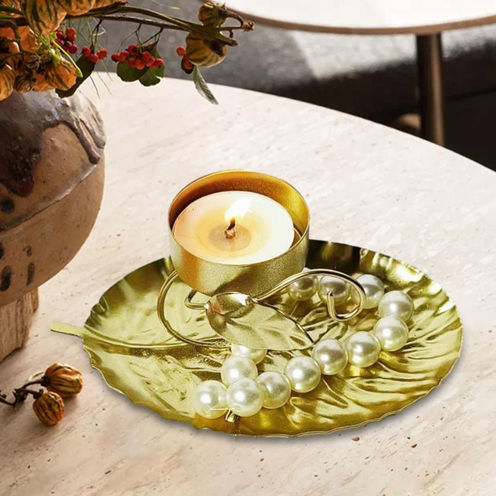 Metal Candlestick Home Party Wedding Table Centerpiece Tealight Candleholder Style B 13.5x8.5x6cm