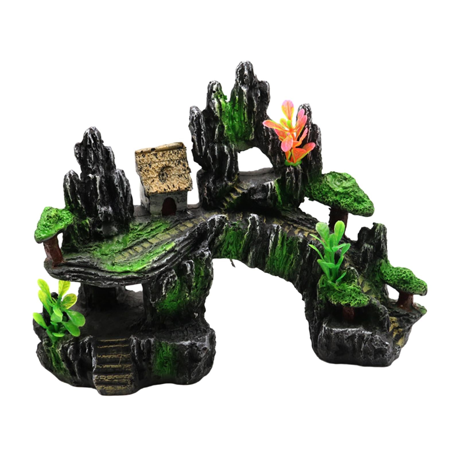 Aquarium Decoration Rockery Landscaping Resin for Porch Micro Landscape Yard