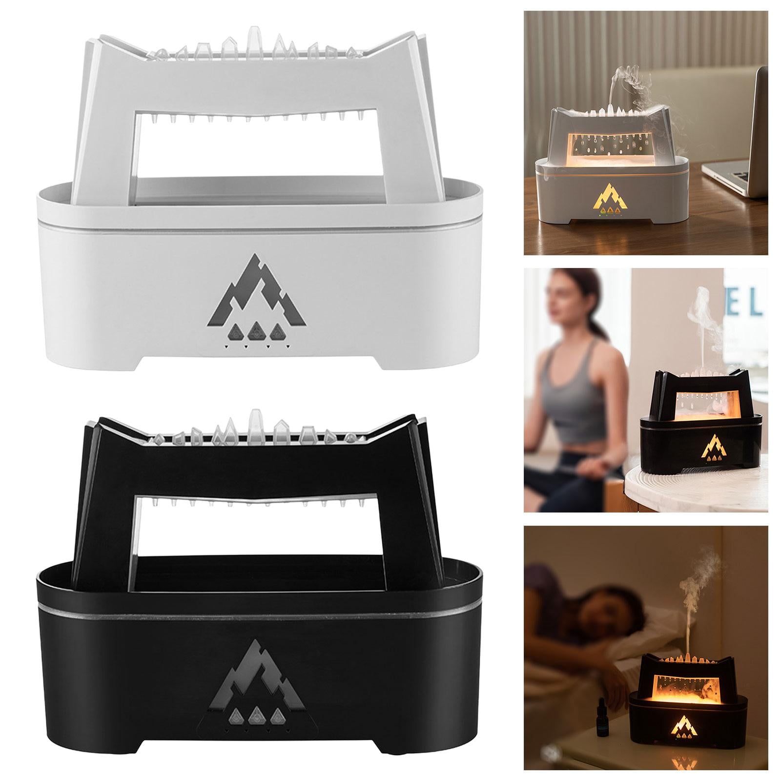 Raindrops Aroma Diffuser 300ml Capacity Mini Humidifier for Working Sporting White