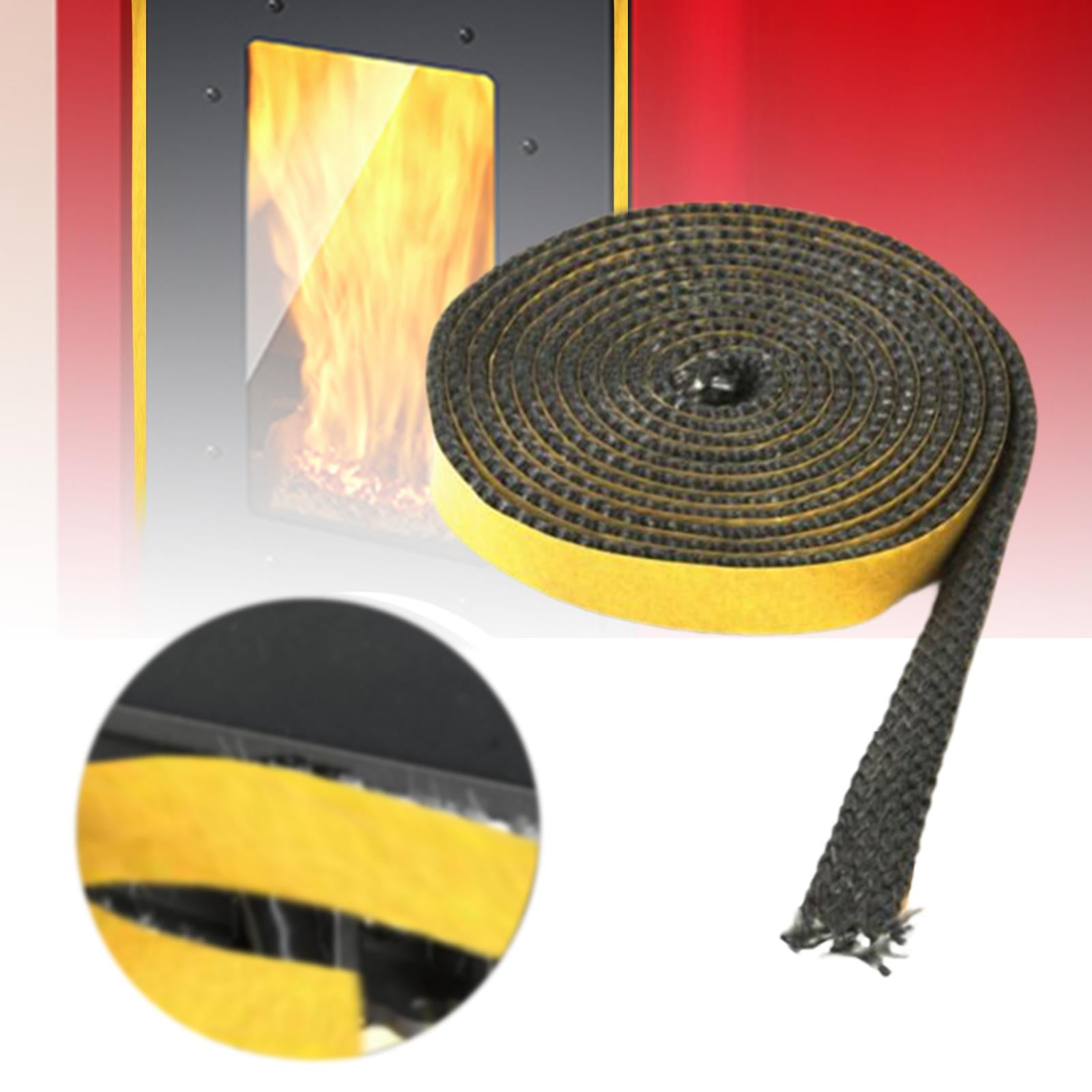 Fireplace Stoves Tape Seal Self Adhesive Fiberglass for Window Glass Durable 20mmx4metre