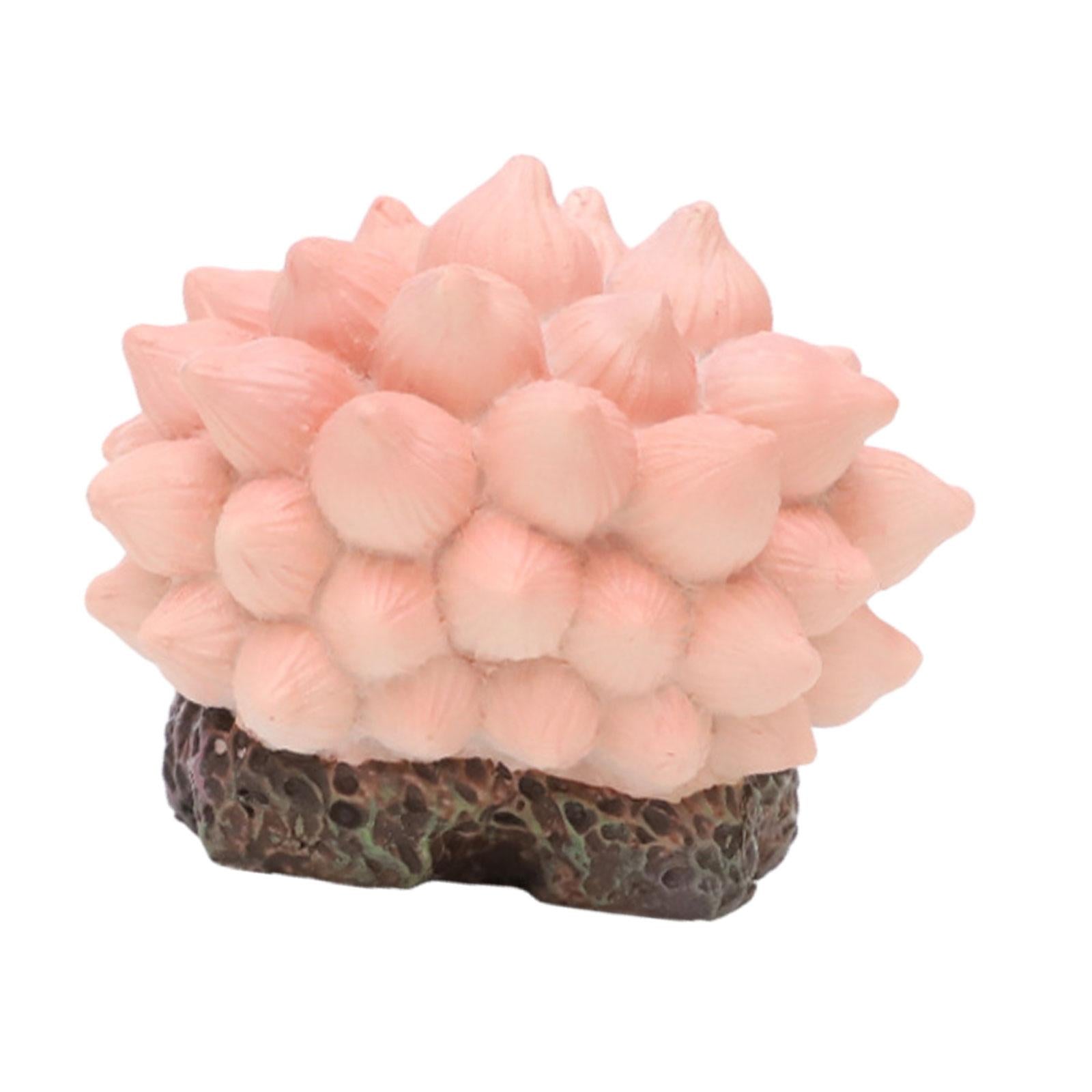 Artificial Coral Ornament Fish Tank Decor for Balcony Porch Patio Pink