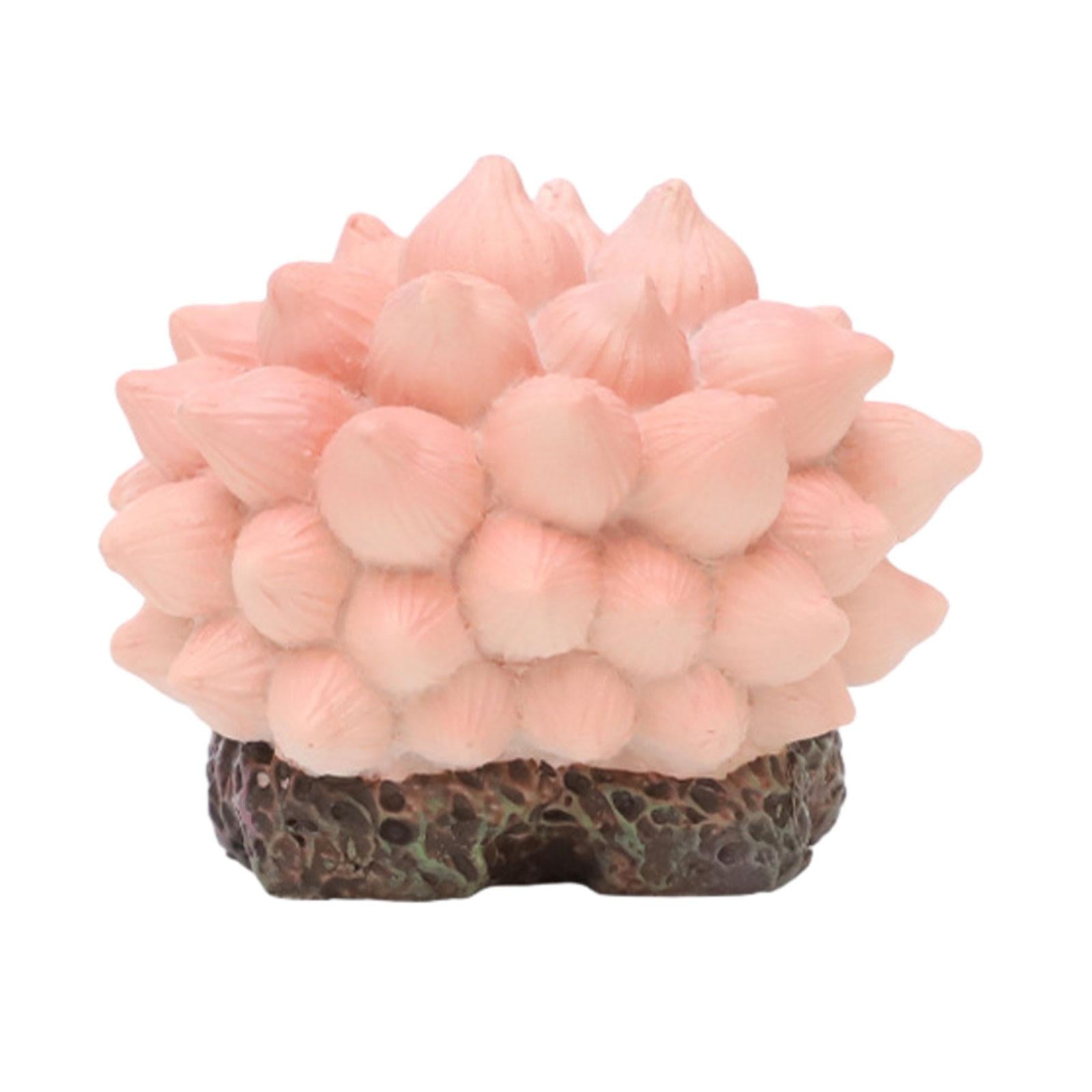 Artificial Coral Ornament Fish Tank Decor for Balcony Porch Patio Pink