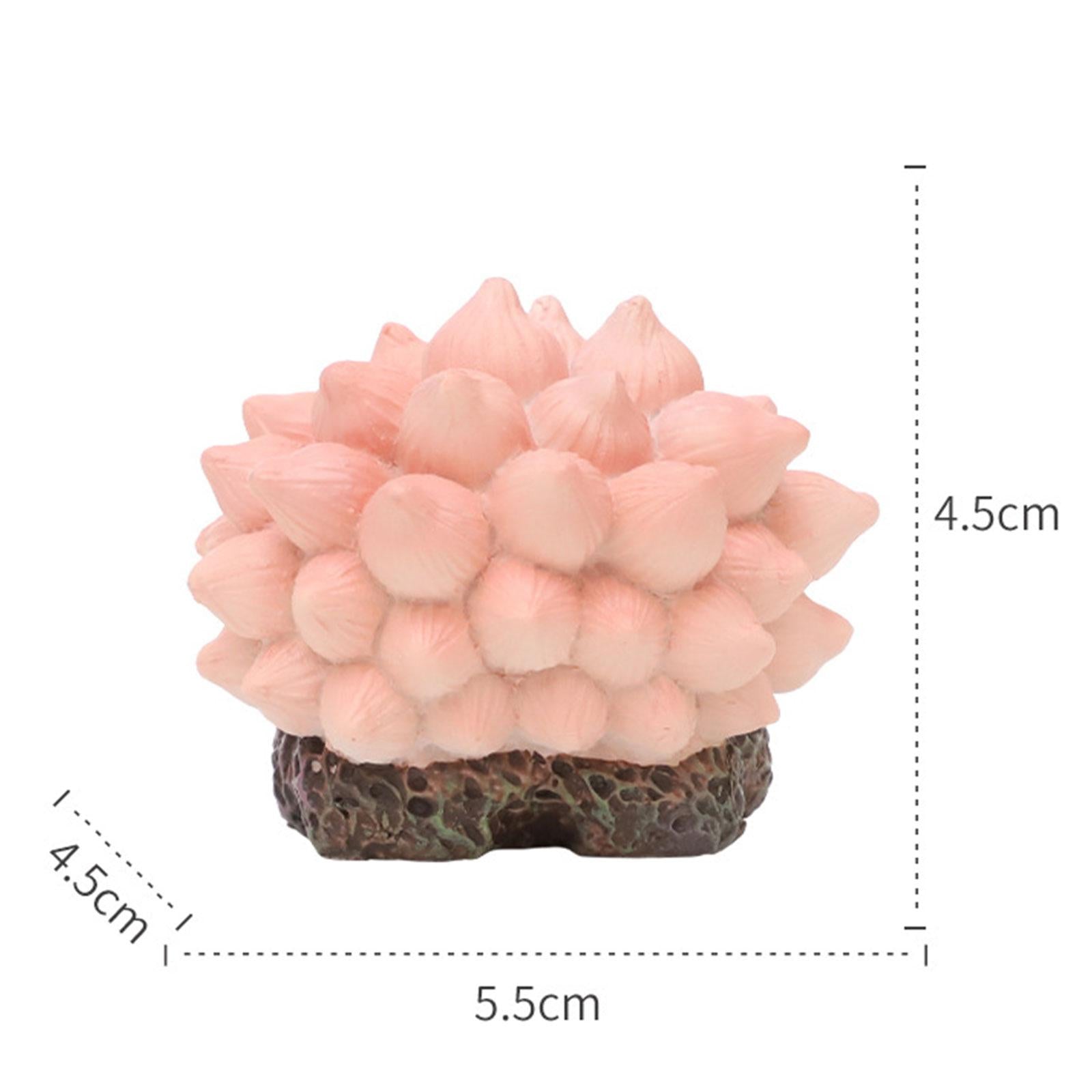 Artificial Coral Ornament Fish Tank Decor for Balcony Porch Patio Pink