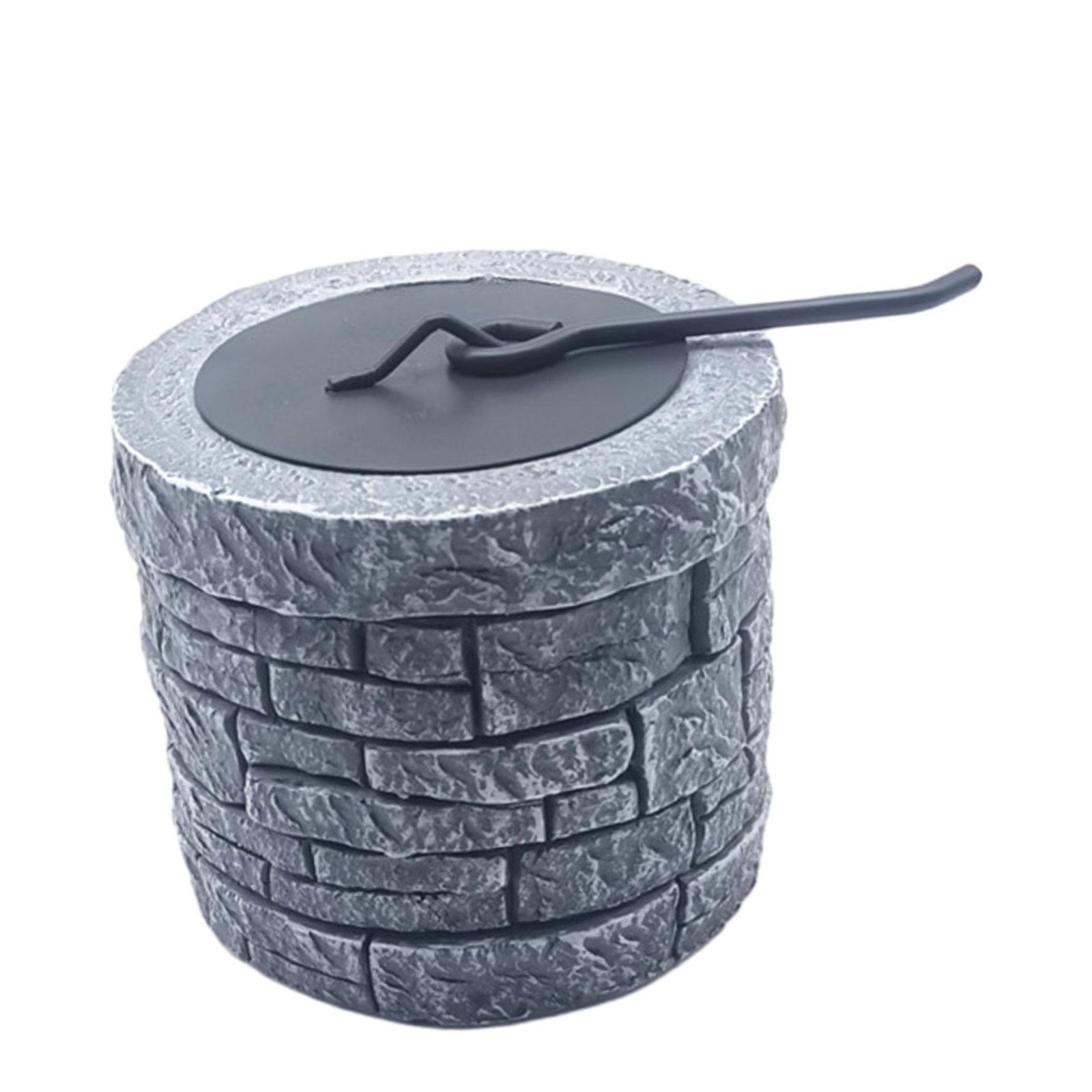 Small Small Fire Pit  Home Decor Small Portable Fire Pit for Outdoor grey
