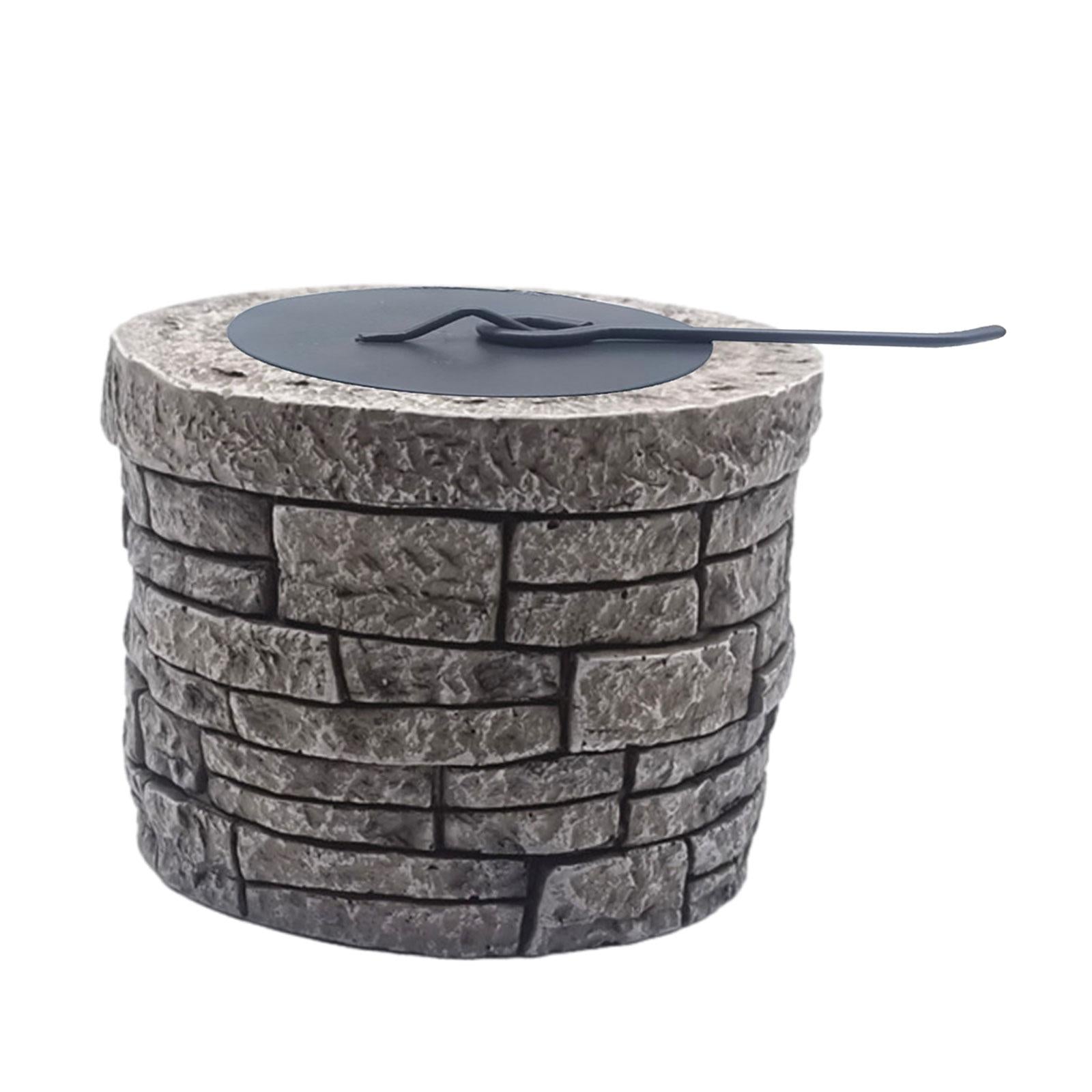 Small Small Fire Pit  Home Decor Small Portable Fire Pit for Outdoor brown
