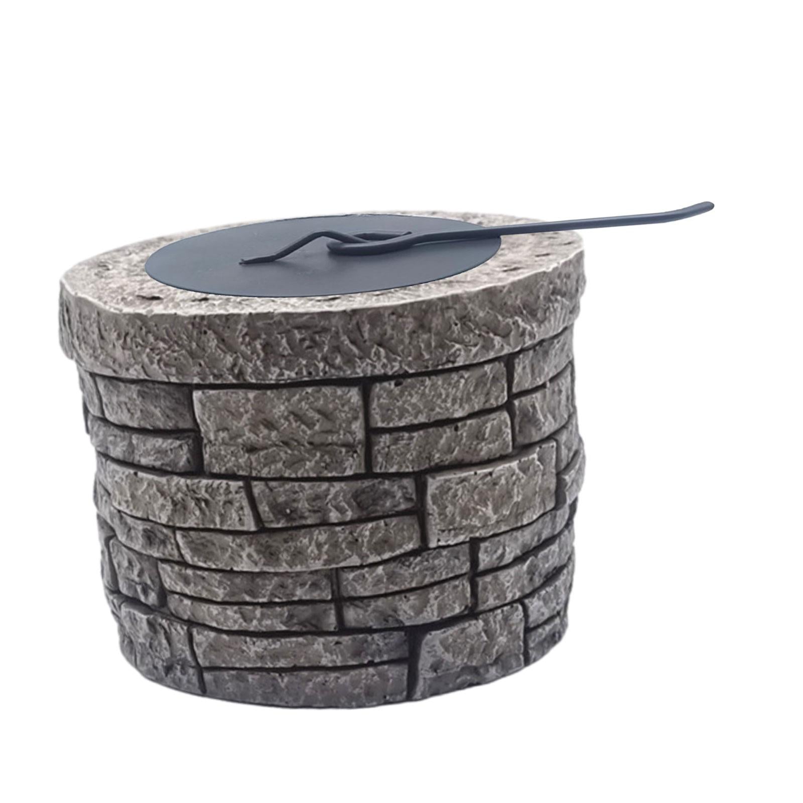Small Small Fire Pit  Home Decor Small Portable Fire Pit for Outdoor brown