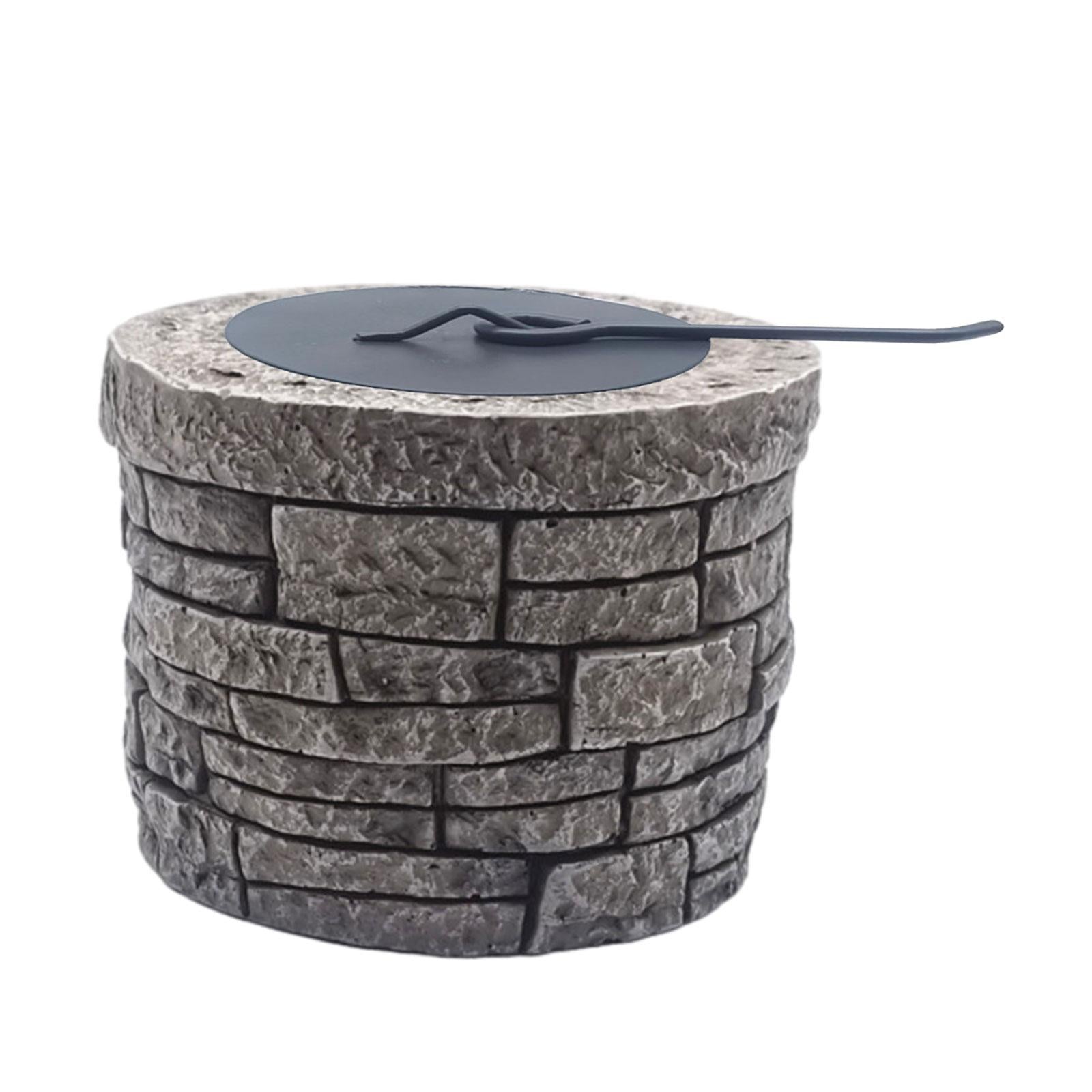 Small Small Fire Pit  Home Decor Small Portable Fire Pit for Outdoor brown